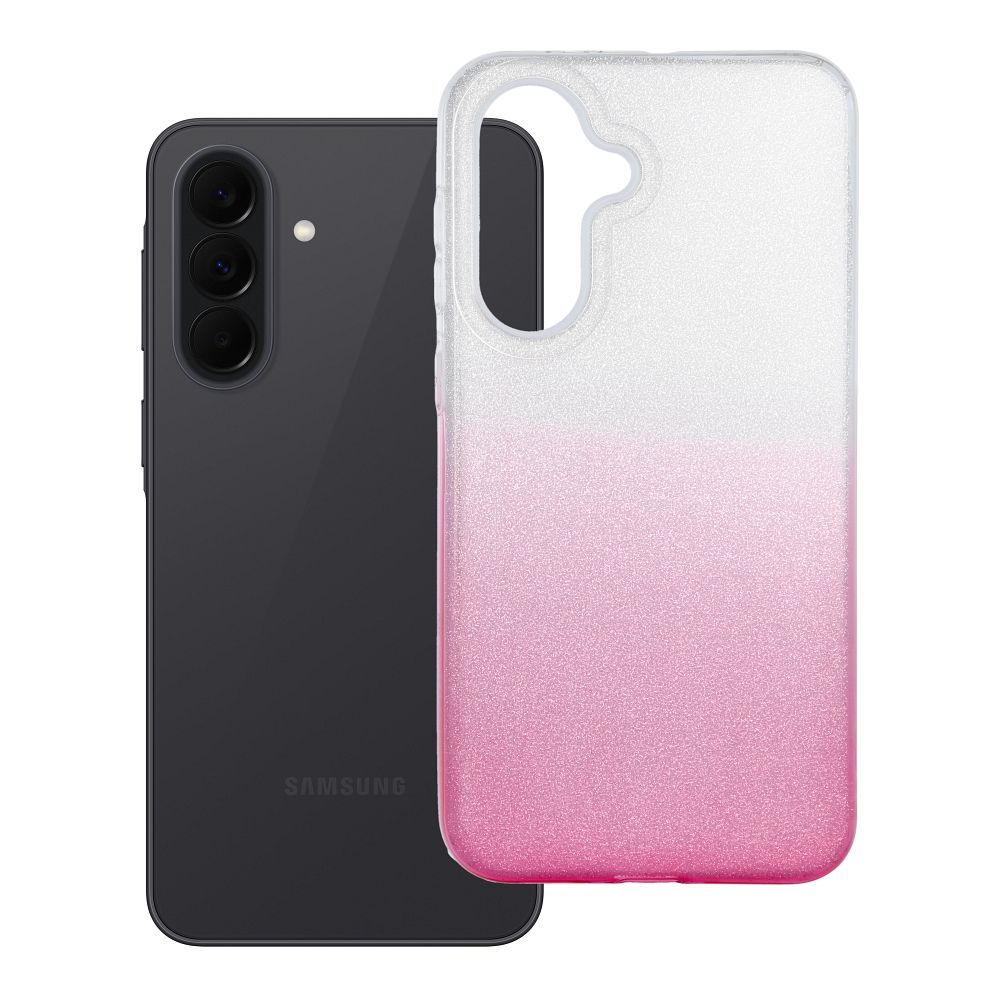 Suojakuori Samsung A37 5G Shining - läpinäkyvä vaaleanpunainen