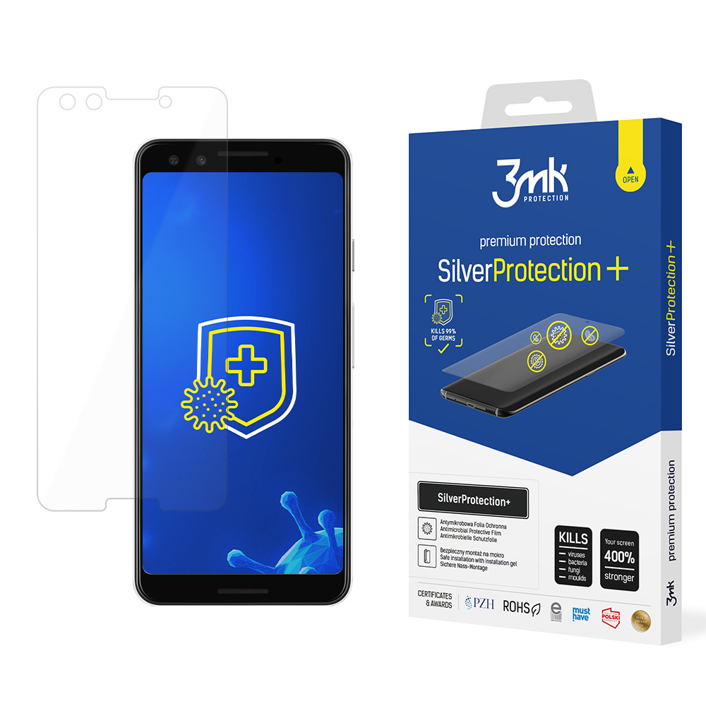 Google Pixel 3 – 3mk SilverProtection+ puhelimen näytönsuoja