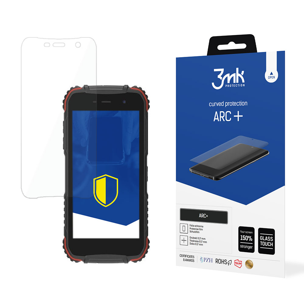 Doogee S35 – 3mk ARC+ puhelimen näytönsuoja