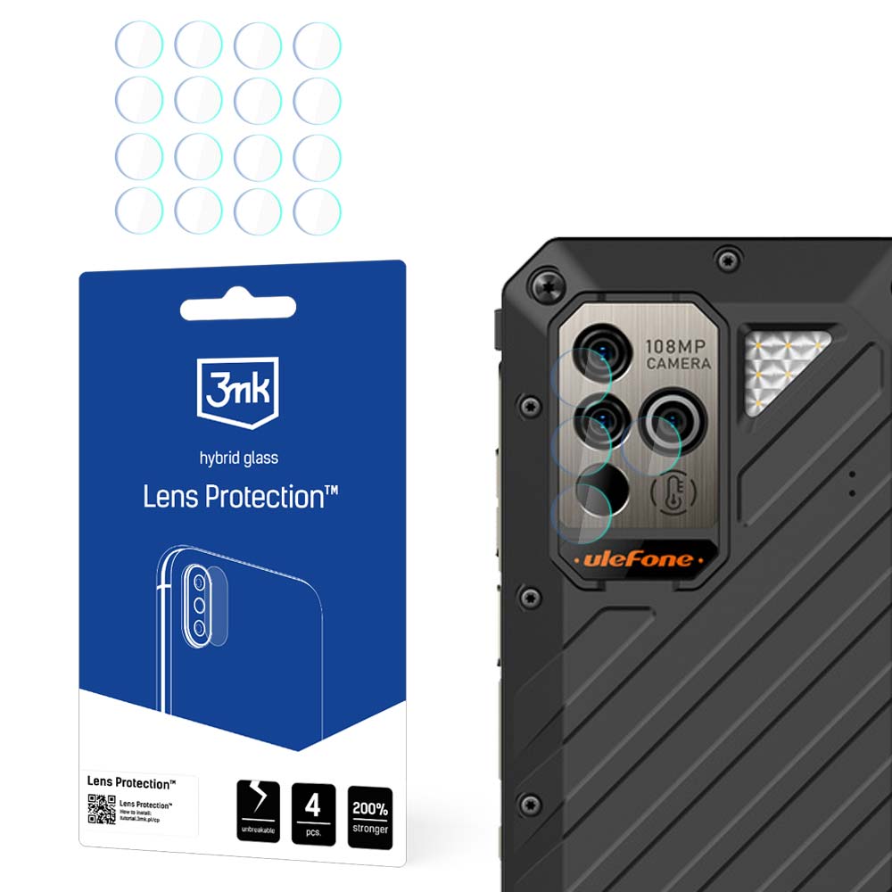 Ulefone Power Armor 19 – 3mk Lens Protection kameran linssinsuoja