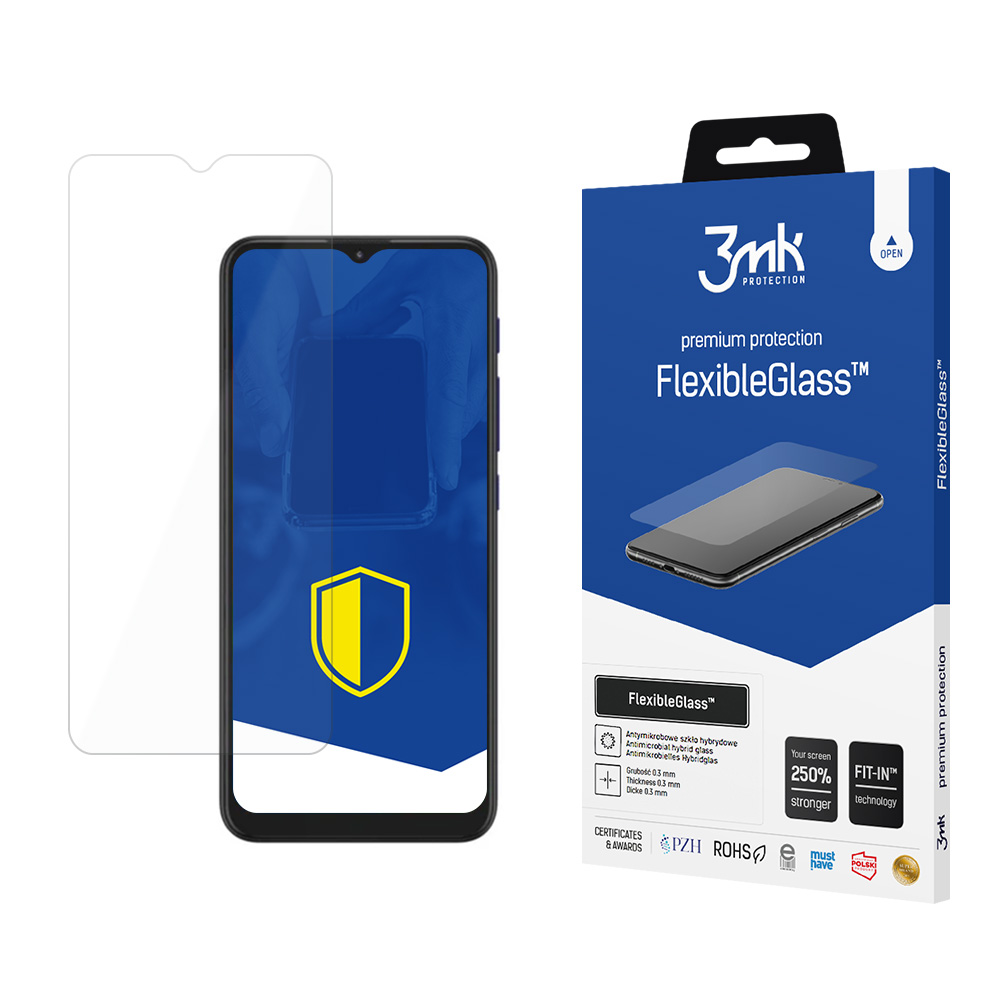 Motorola Moto E7 – 3mk FlexibleGlass puhelimen näytönsuoja