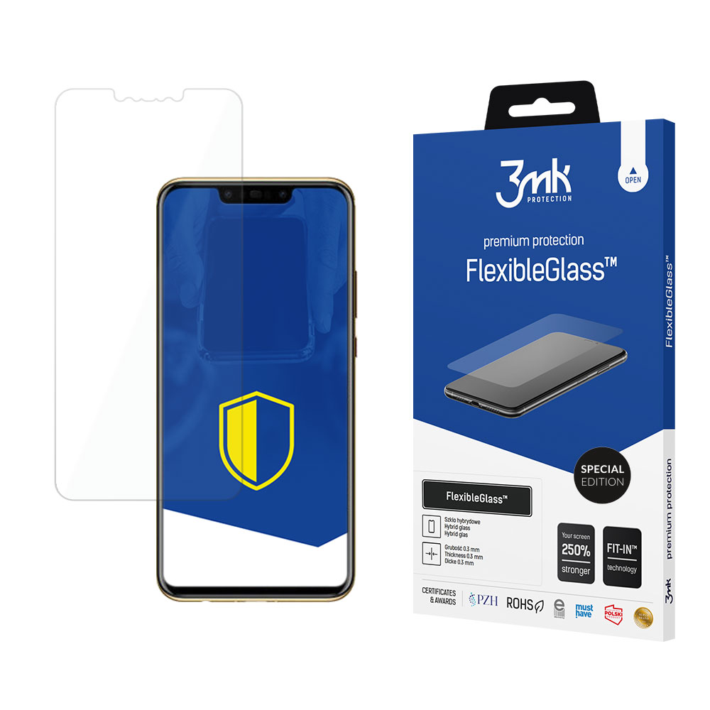 Huawei Nova 3 – 3mk FlexibleGlass Special Edition puhelimen näytönsuoja