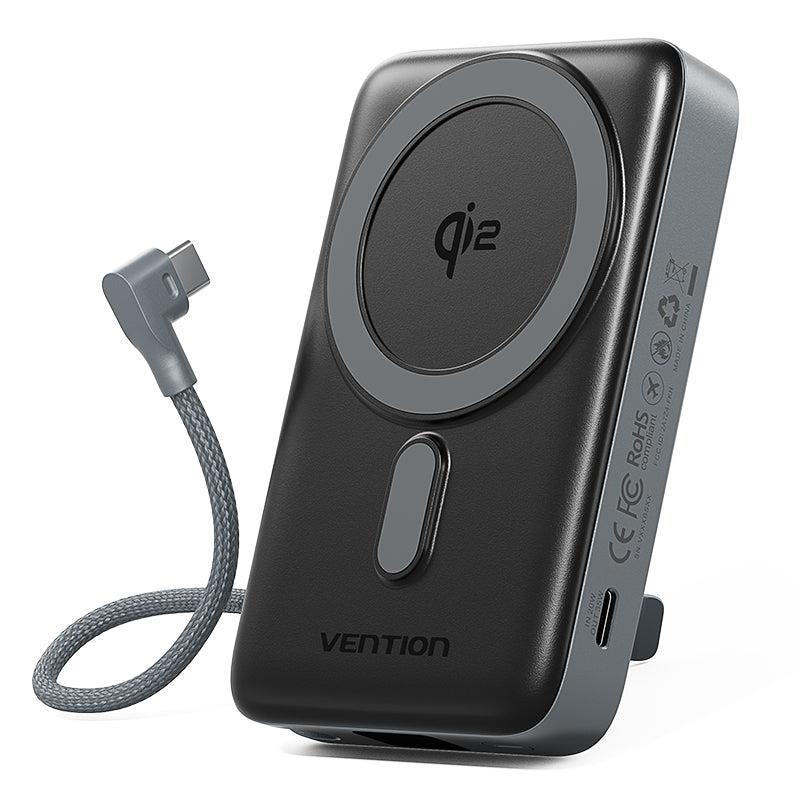 Vention FKHH0 langaton varavirtalähde, 10000 mAh, 35 W, harmaa