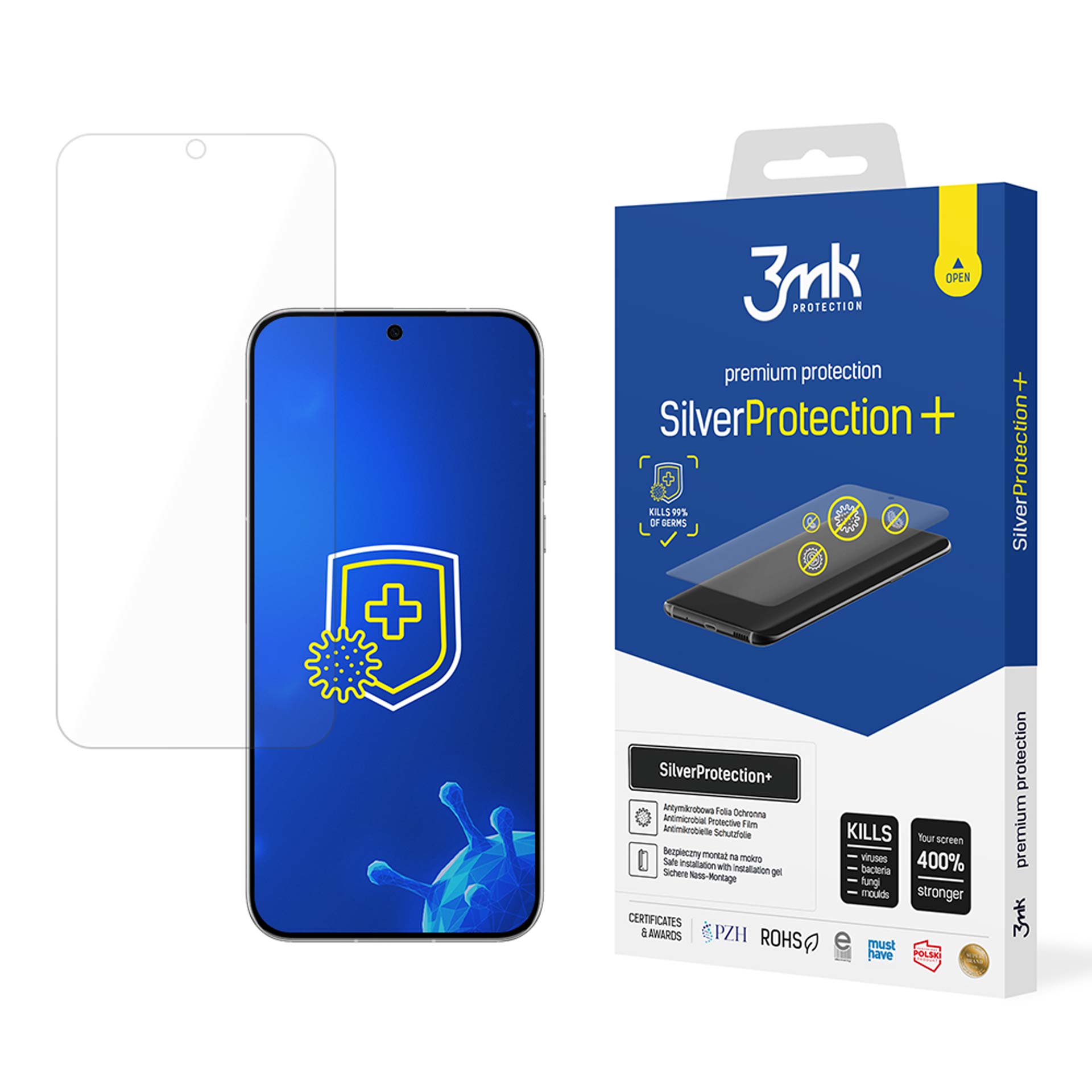 Huawei Pura 70 Ultra – 3mk SilverProtection+ puhelimen näytönsuoja