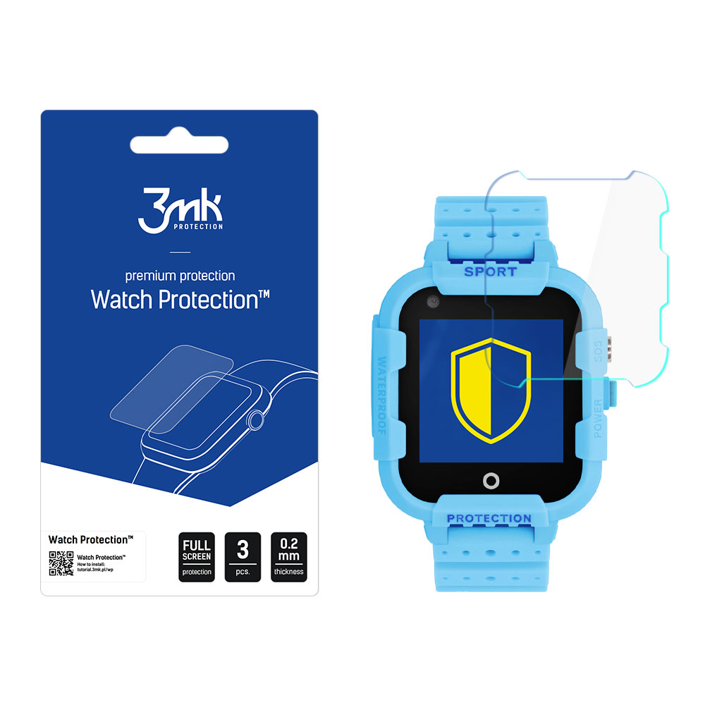 Garett Kids 4G – 3mk Watch Protection FlexibleGlass älykellon näytönsuoja