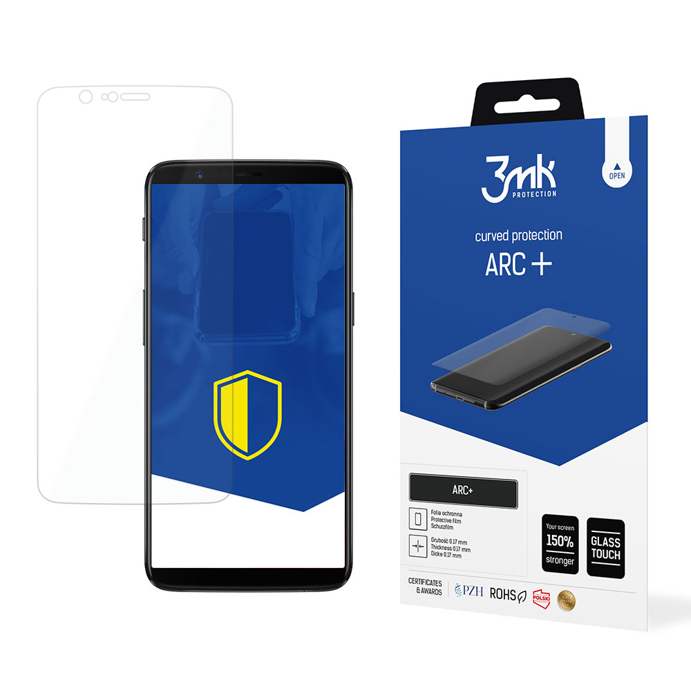 OnePlus 5T – 3mk ARC+ puhelimen näytönsuoja