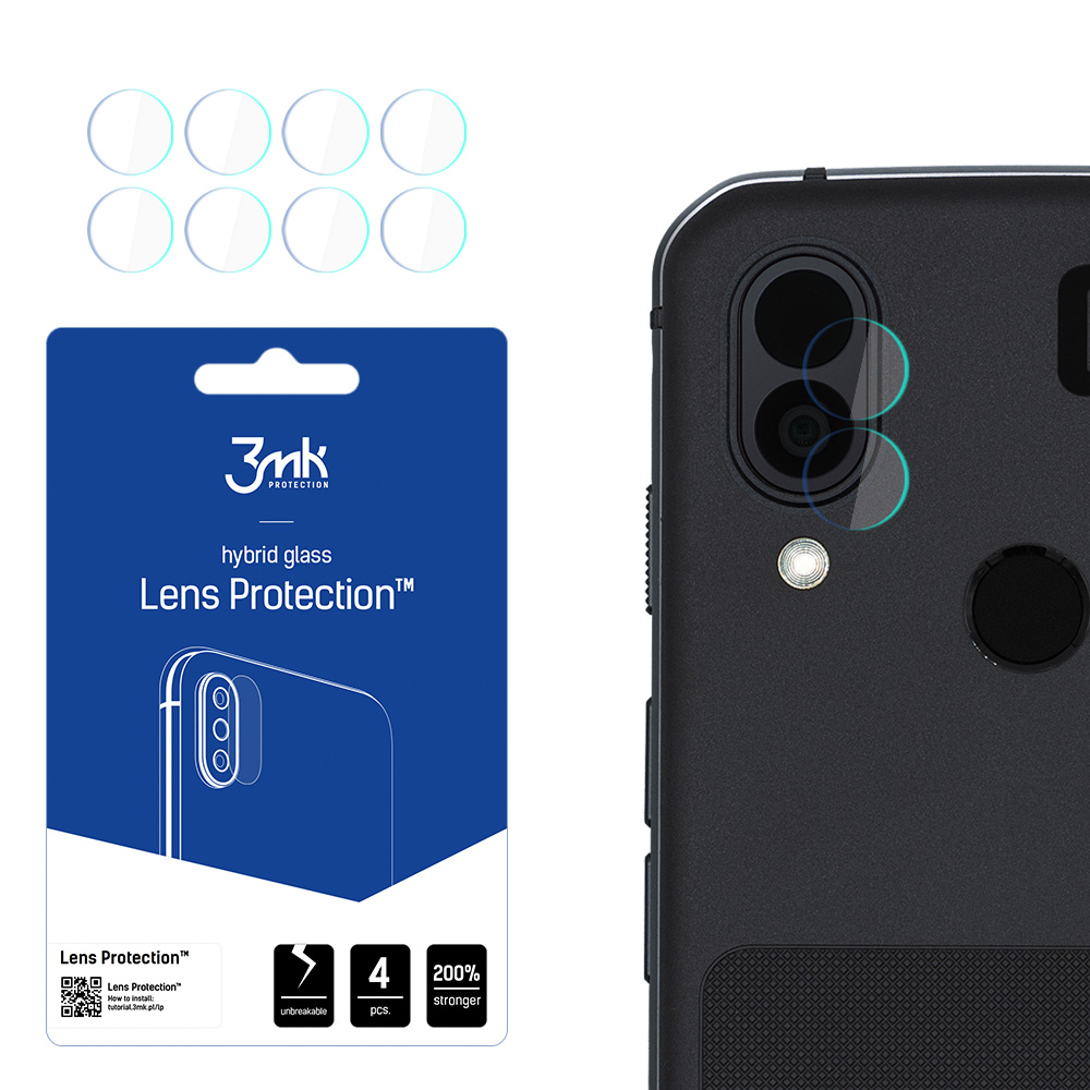 CAT S62 Pro - 3mk Lens Protection™ -objektiivin suojaus™.