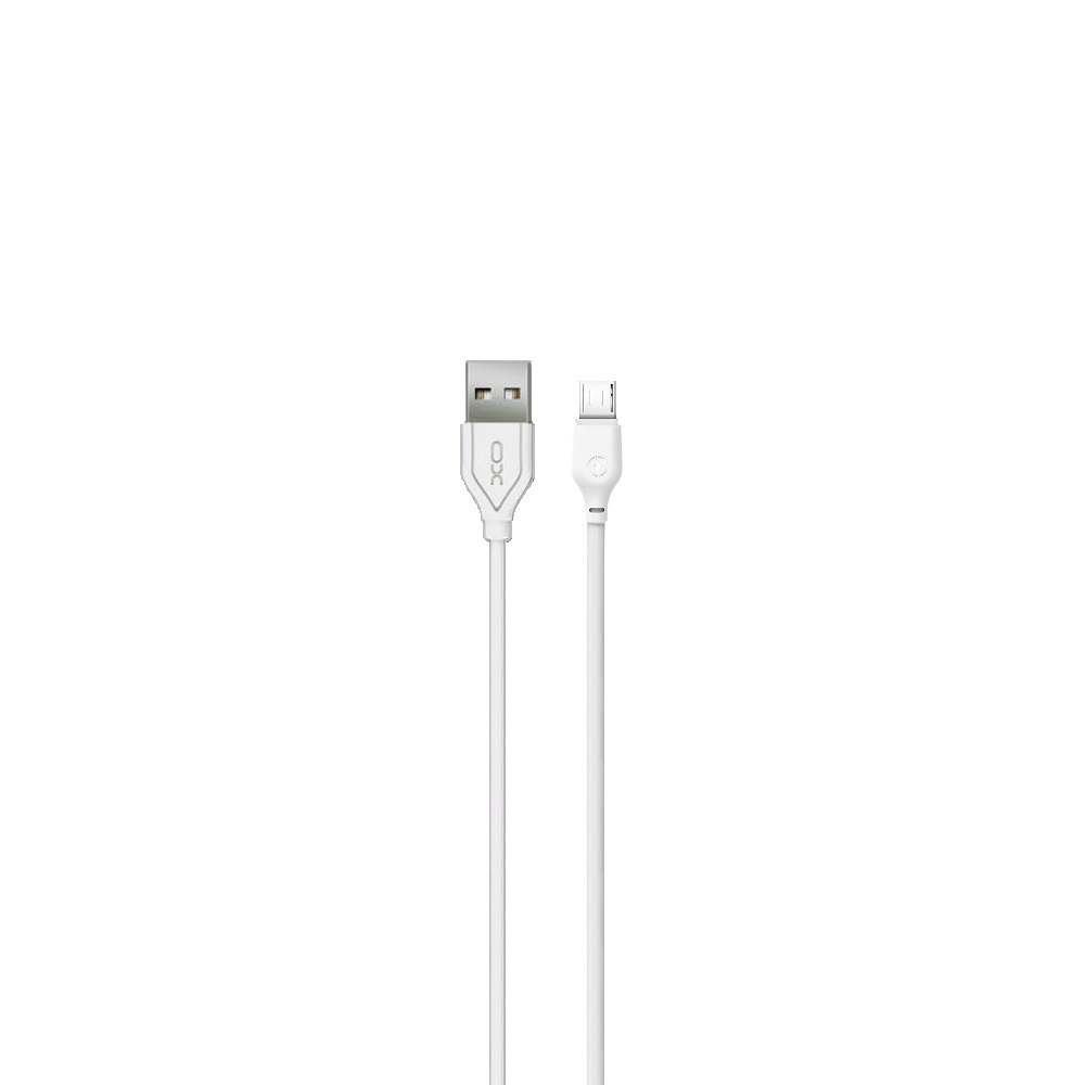 XO kaapeli NB103 USB - microUSB 2,0 m 2,1A, valkoinen