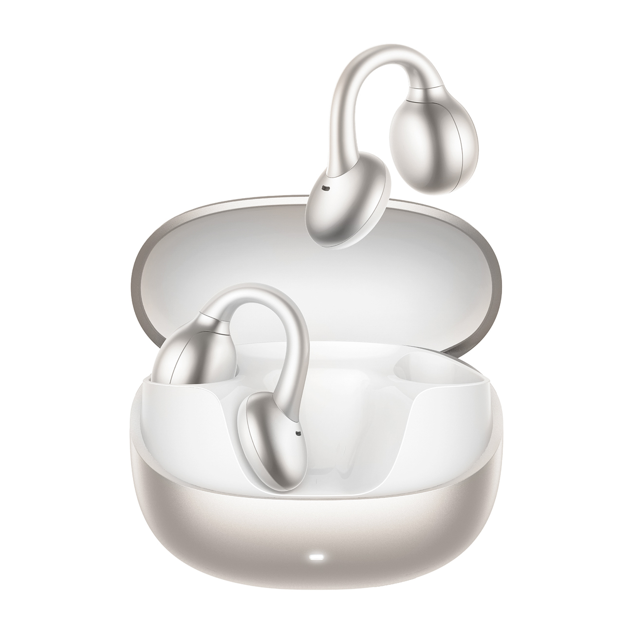 Joyroom Openfree JR-OE3 TWS-langattomat in-ear-kuulokkeet, hopeanväriset