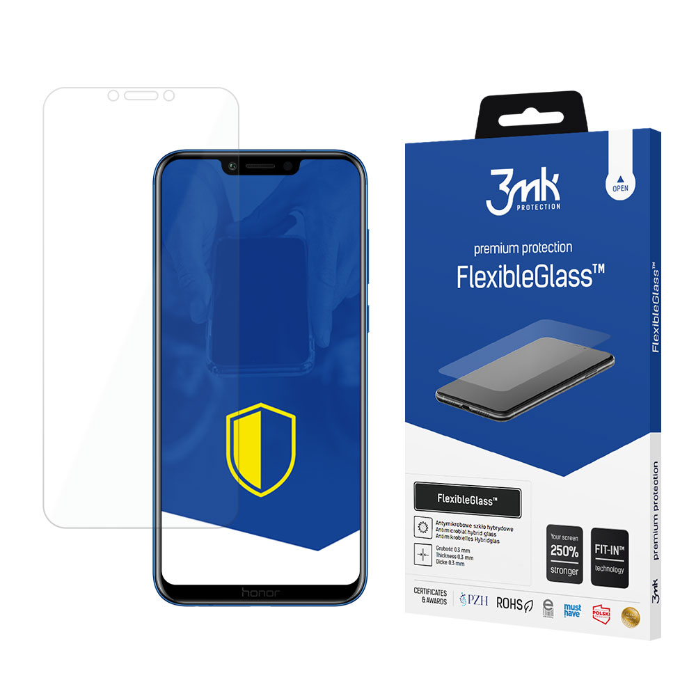 Honor Play – 3mk FlexibleGlass puhelimen näytönsuoja