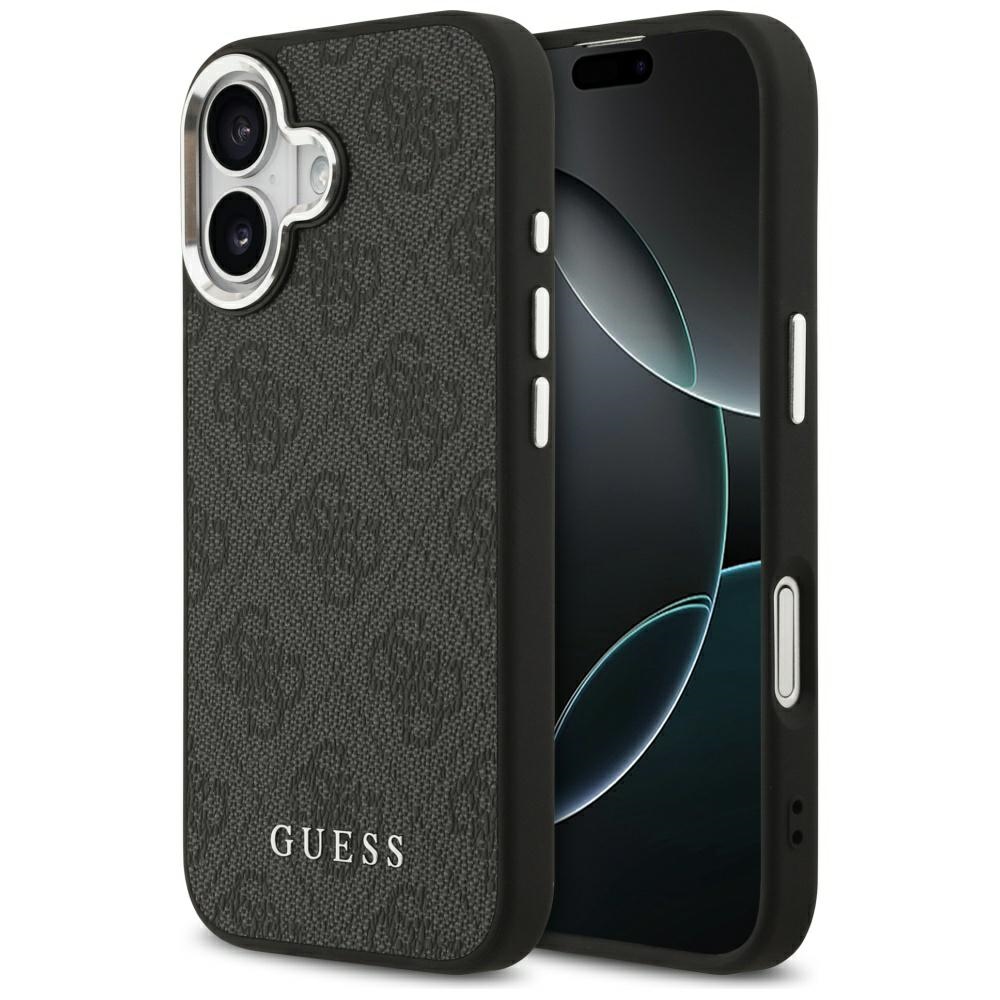Guess 4G Classic Logo MagSafe -suojakuori iPhone 17 -mallille, musta