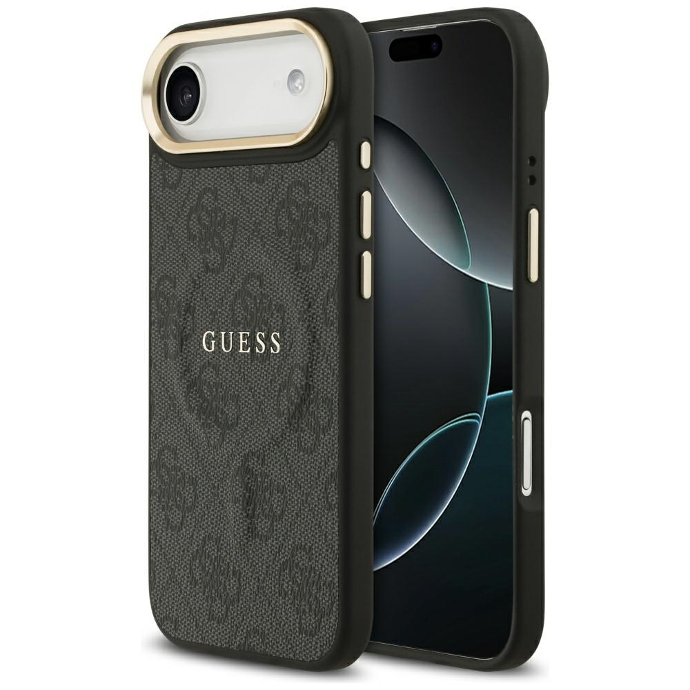 GUESS suojakuori iPhone 17 Air MagSafe-yhteensopiva GUHMP17MP4MSEGCK (PU 4G W/ Classic) musta