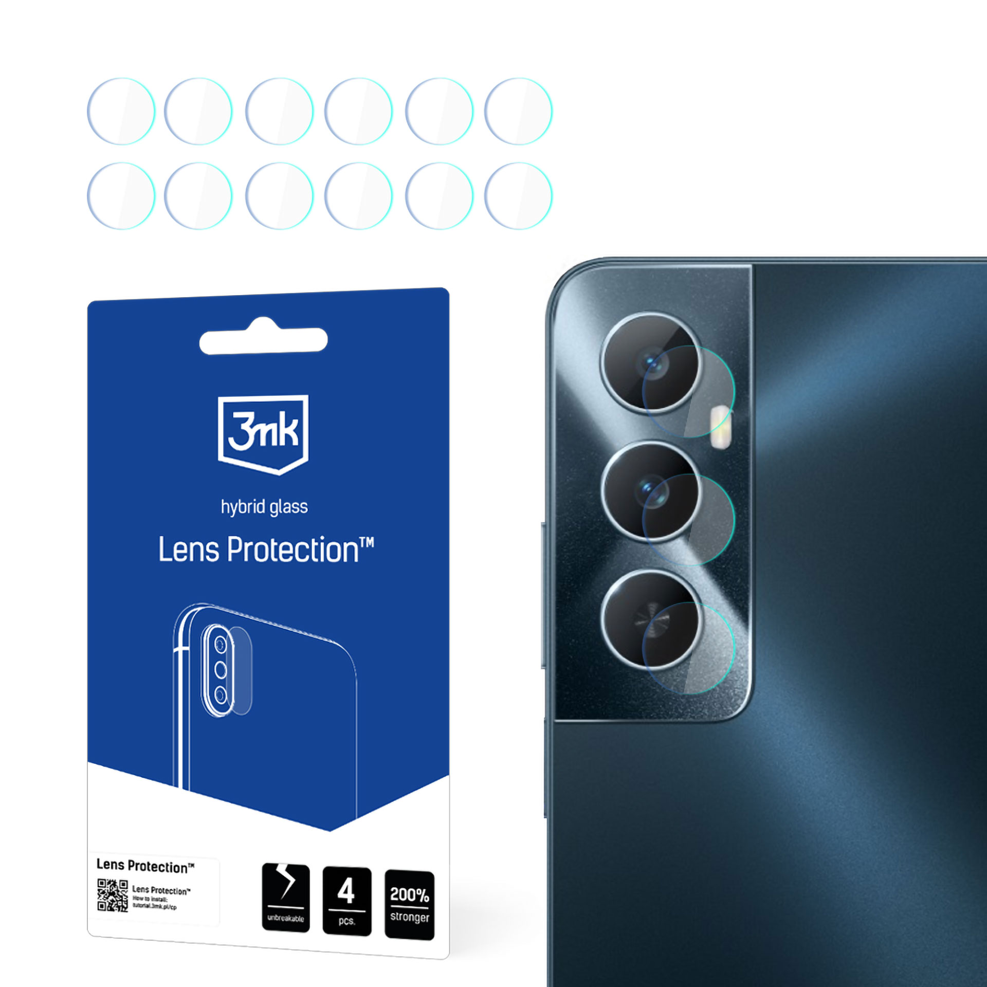 3mk Lens Protection™ hybridikameralasi Realme C65