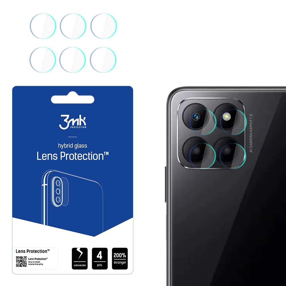 Honor 70 Lite – 3mk Lens Protection kameran linssinsuoja