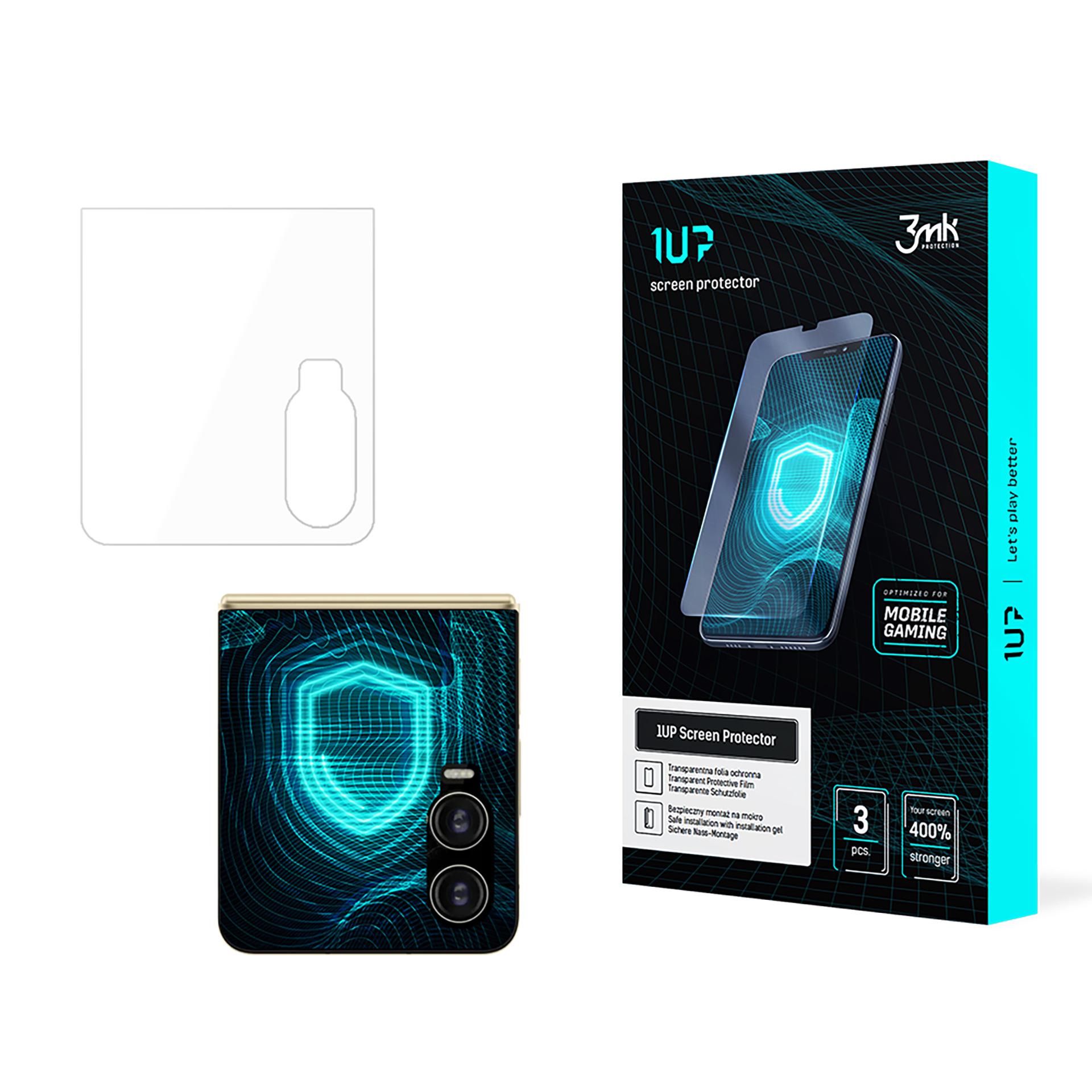 Tecno Phantom V Flip2 (front) – 3mk 1UP puhelimen näytönsuoja
