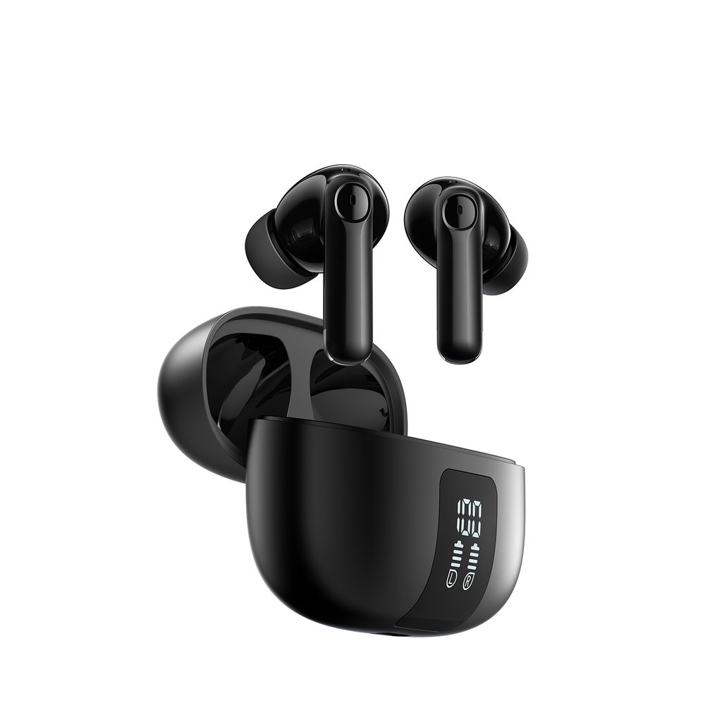 Joyroom Funpods JR-FN3 TWS Bluetooth -langattomat nappikuulokkeet, mustat