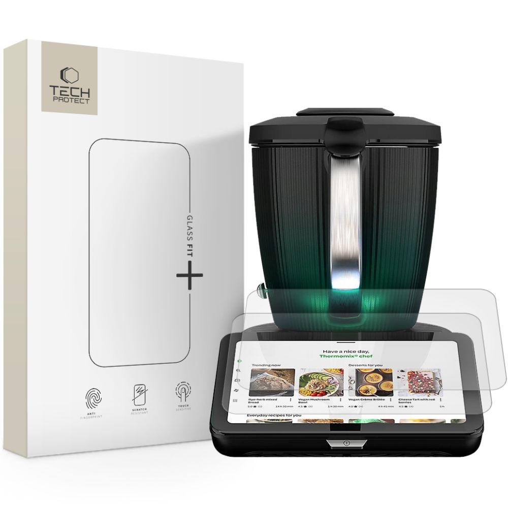 Tech-Protect Glass Fit+ 2-Pack Karkaistu Lasi Thermomix TM7 Kirkas