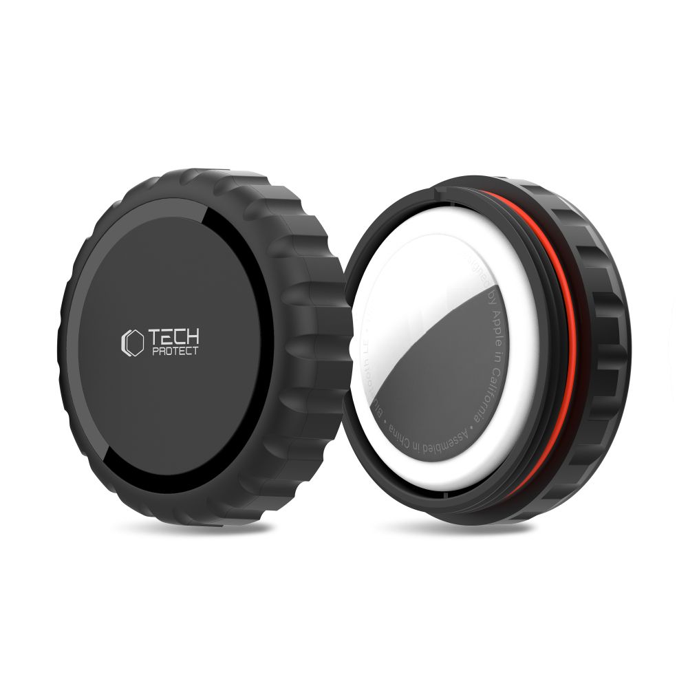 Tech-Protect 3M Pussi Apple AirTag 1/2 Musta