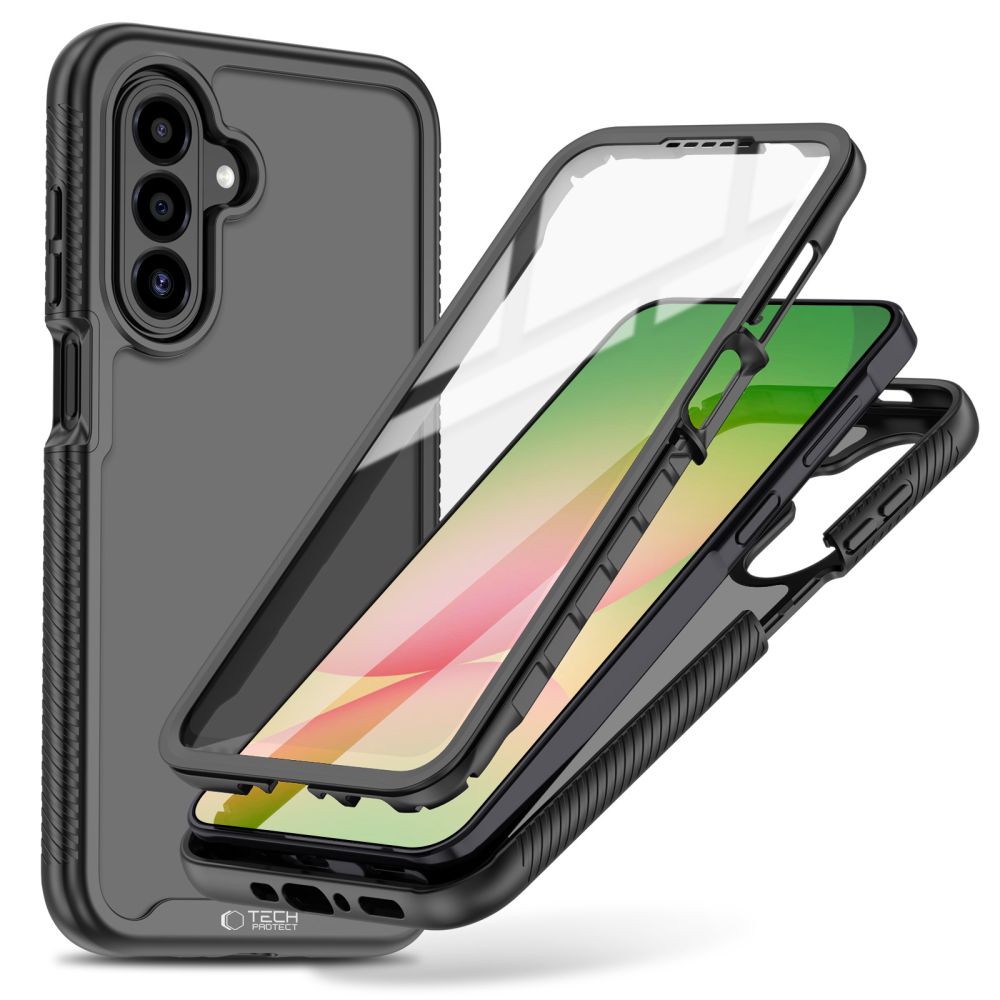 Tech-Protect Defense -suojakuori Samsung Galaxy A36 / A56 / A27 / A37 5G -malleille, mattamusta