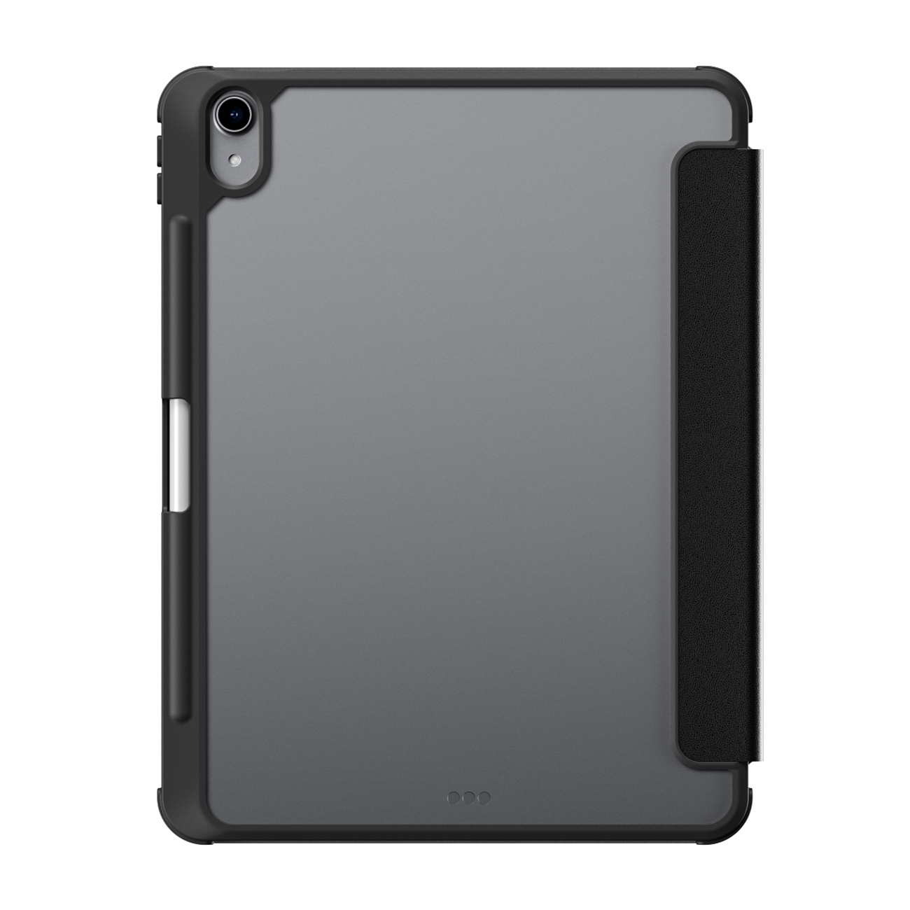 AmazingThing Titan Pro -suojakuori iPad A16 11" -mallille 720° kääntyvällä telineellä ja kynätelineellä, musta