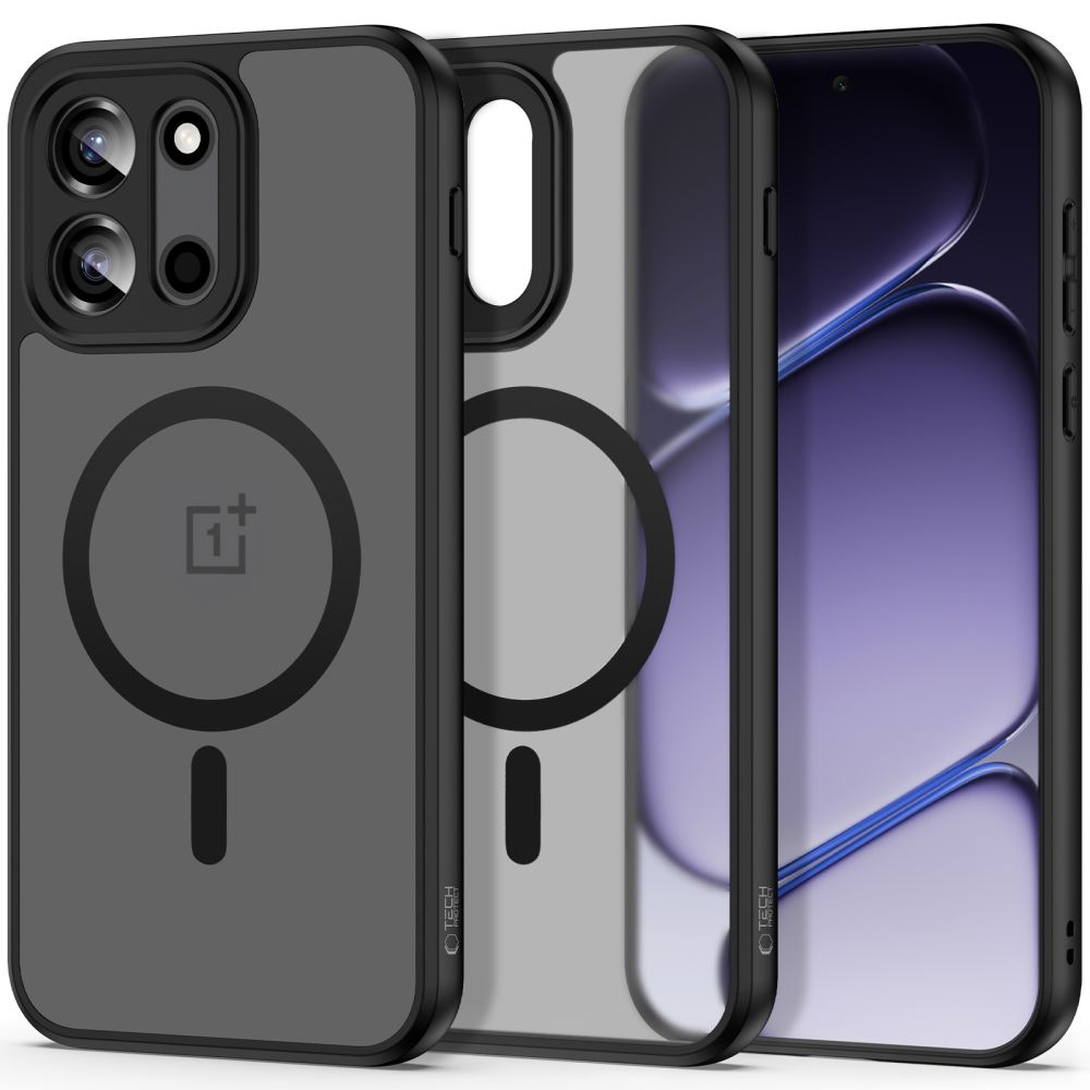 Tech-Protect Magmat MagSafe -suojakuori OnePlus Nord 6 -mallille, mattamusta