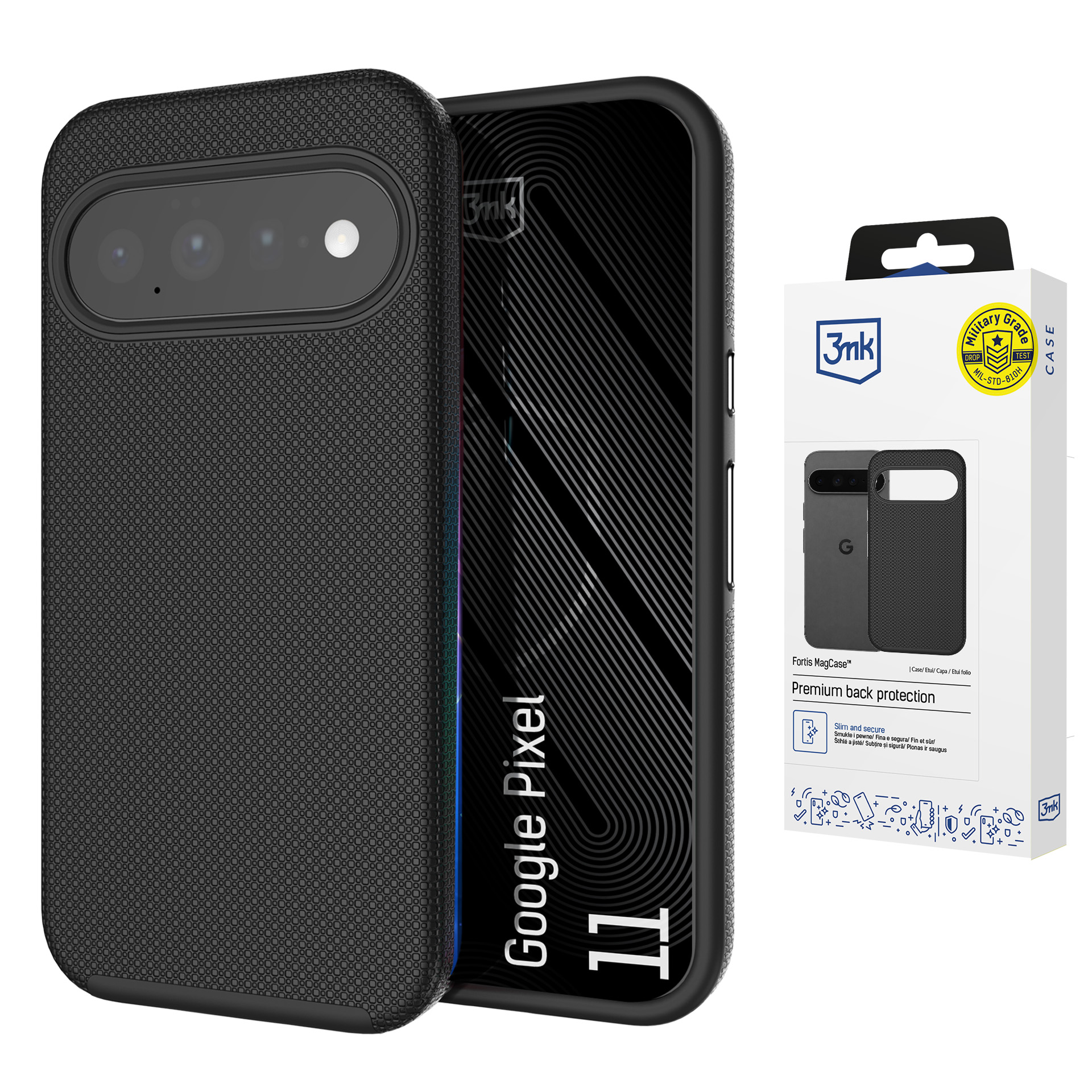 Google Pixel 11 – 3mk Fortis MagCase puhelimen suojakuori