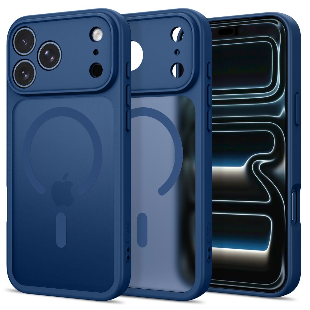 Tech-Protect BasicMag MagSafe -suojakuori iPhone 17 Pro / 18 Pro -malleille, matta tummansininen