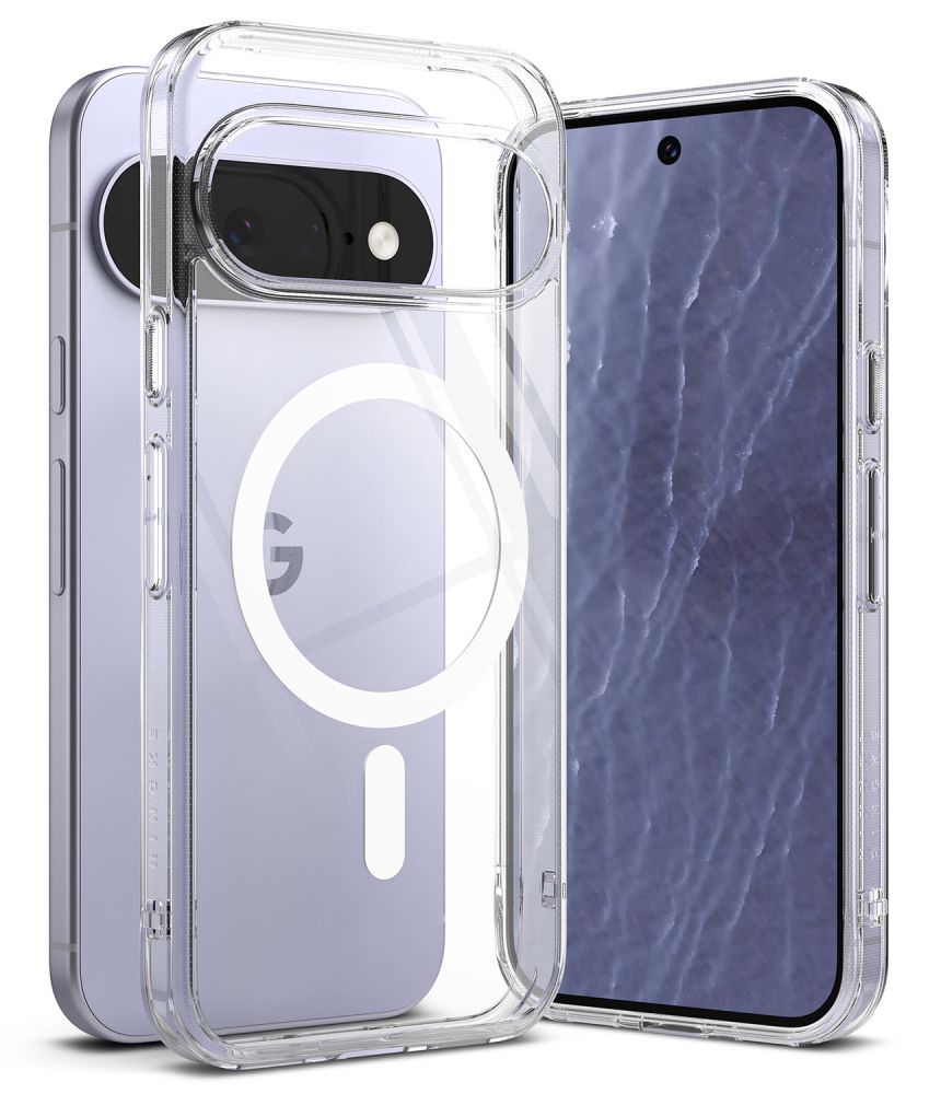 Ringke Fusion Magnetic MagSafe -suojakuori Google Pixel 11 -mallille, läpinäkyvä