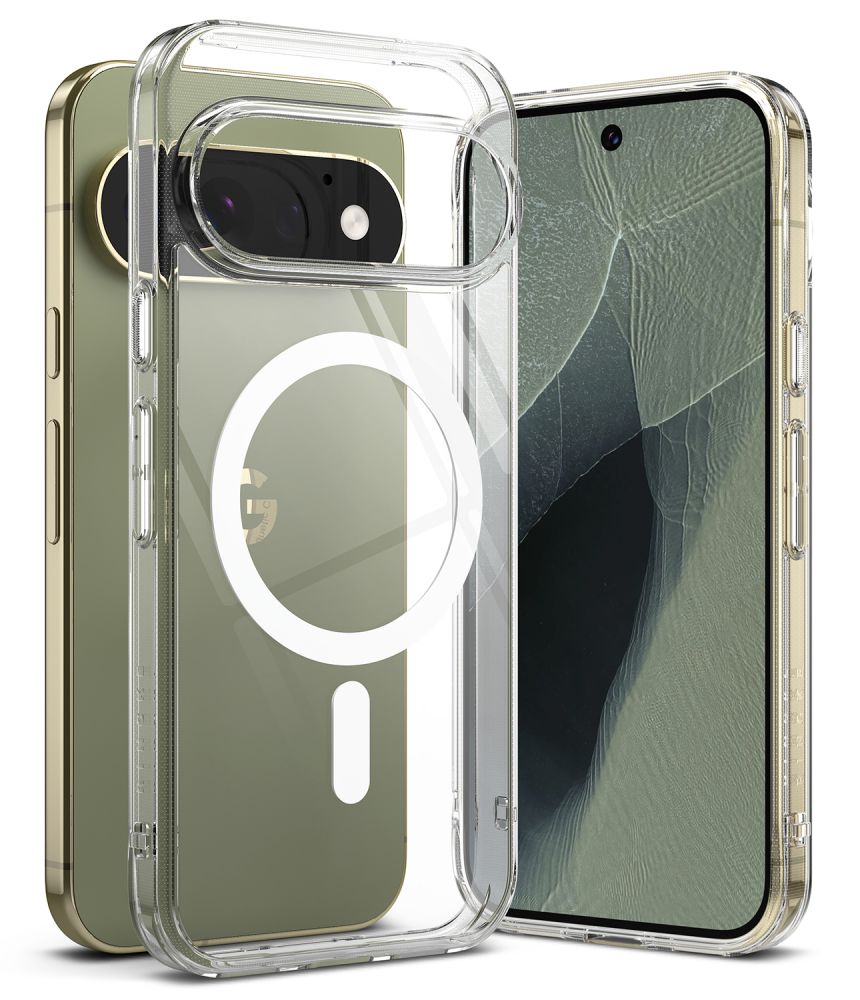 Ringke Fusion Magnetic MagSafe -suojakuori Google Pixel 11 Pro -mallille, läpinäkyvä