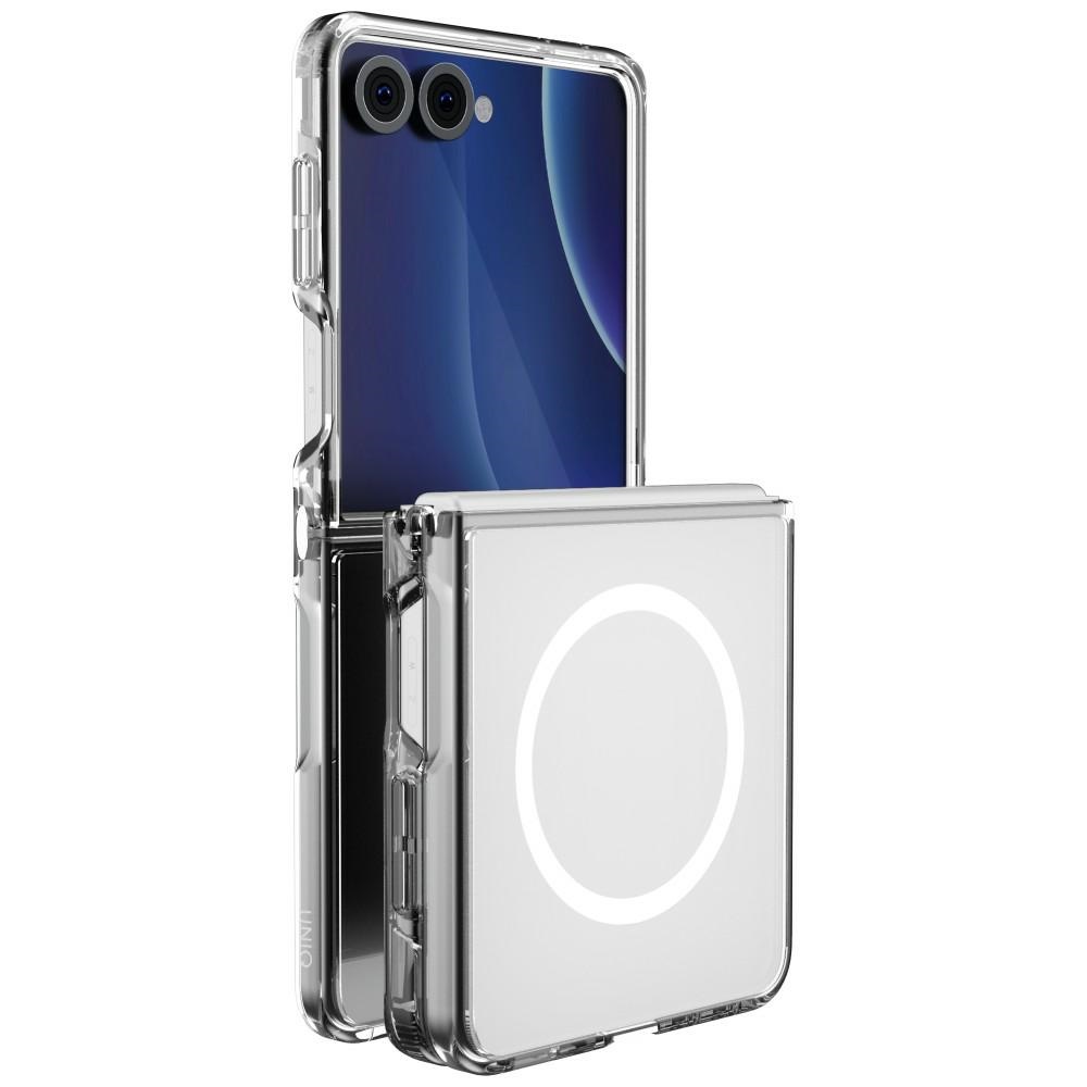 Uniq LifePro Xtreme MagClick-latausta tukeva suojakuori mallille Samsung Galaxy Z Flip 8 – väri: läpinäkyvä