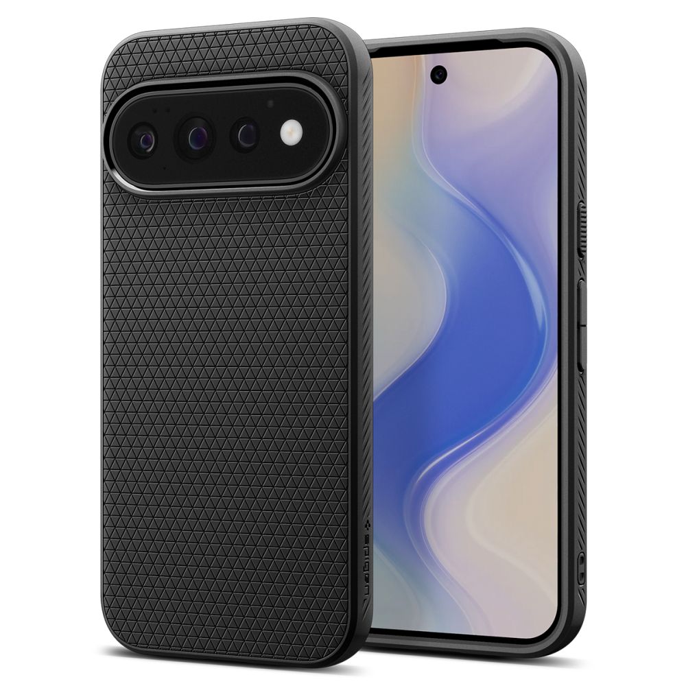 Spigen Liquid Air -suojakuori Google Pixel 11 Pro -mallille, mattamusta