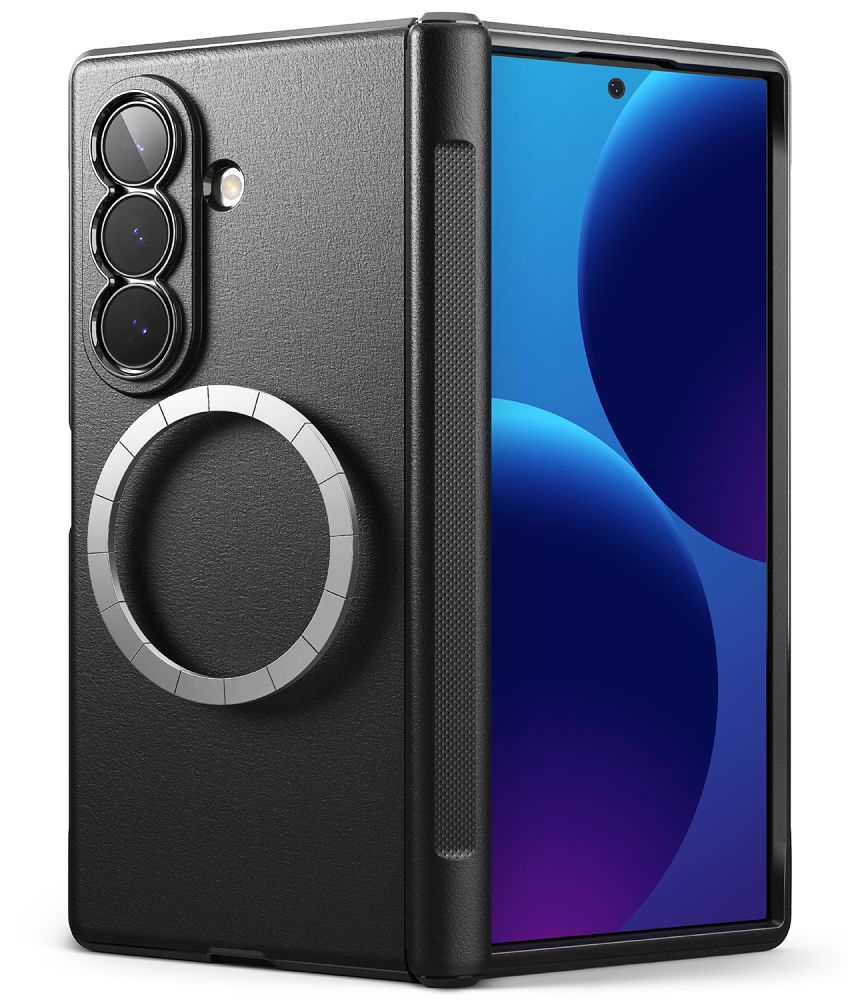 Ringke Onyx Flap MagSafe suojakuori mallille Samsung Galaxy Z Fold 8 Ultra – musta