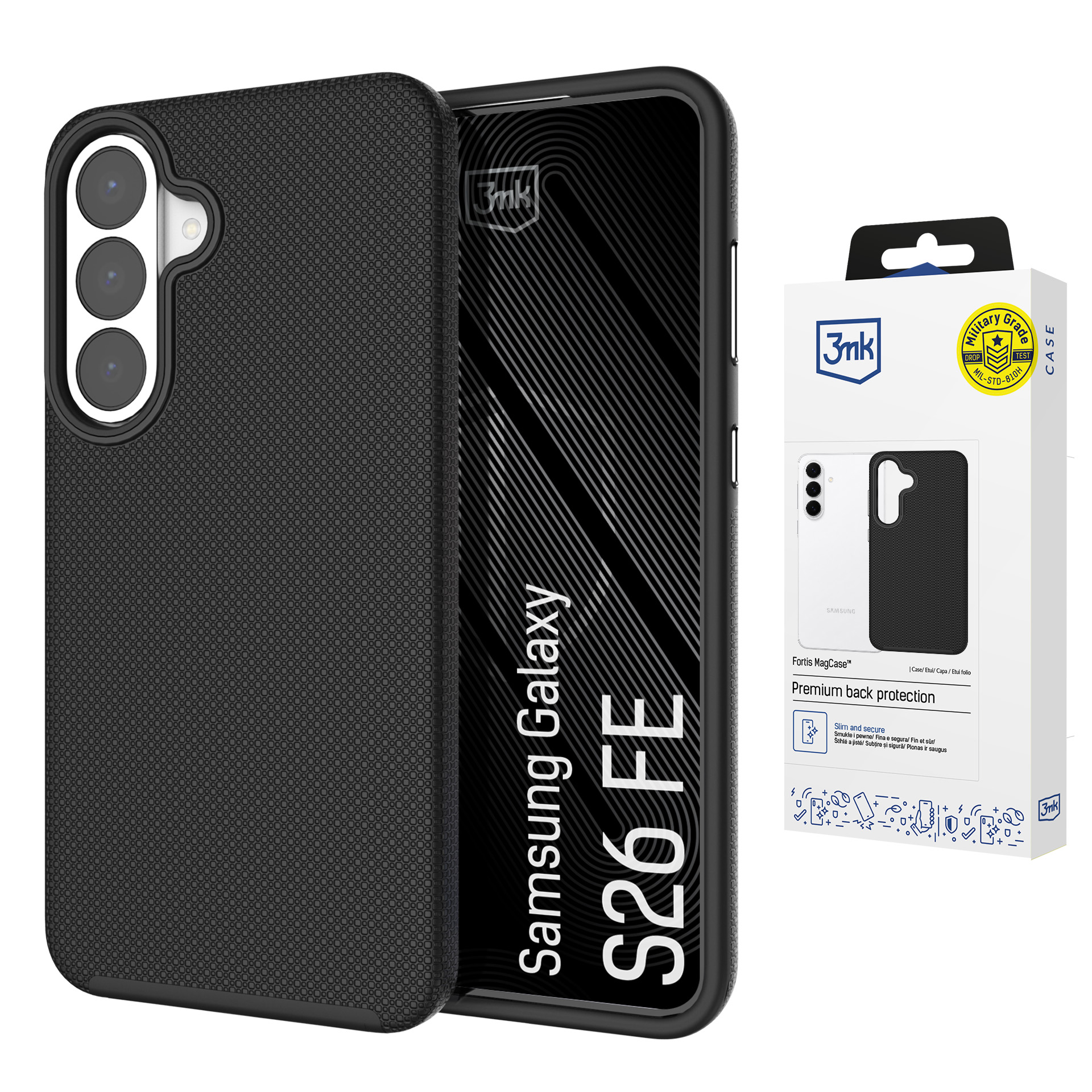 Samsung Galaxy S26 FE – 3mk Fortis MagCase puhelimen suojakuori