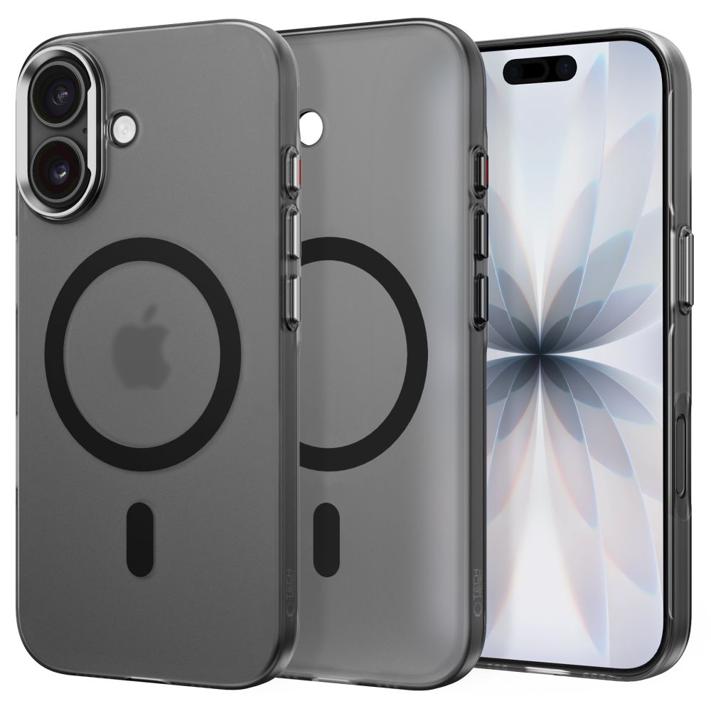 Tech-Protect MagZero MagSafe-suojakuori iPhone 17:lle, mattamusta