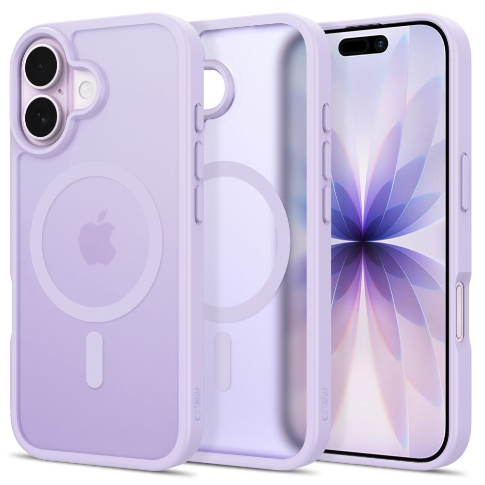 Tech-Protect BasicMag MagSafe suojakuori mallille iPhone 17 – mattalila
