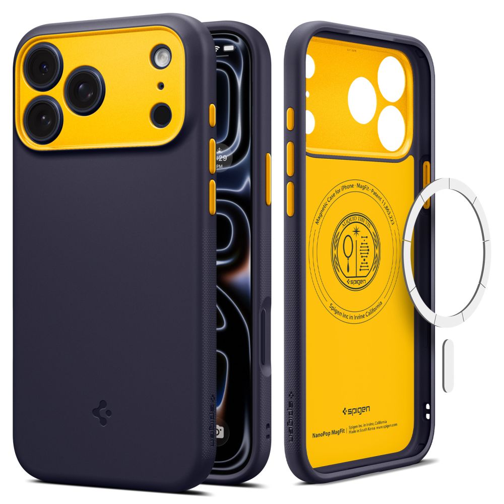 Spigen Nano Pop MagSafe -suojakuori iPhone 18 Pro Max / 17 Pro Max -malleille, sininen