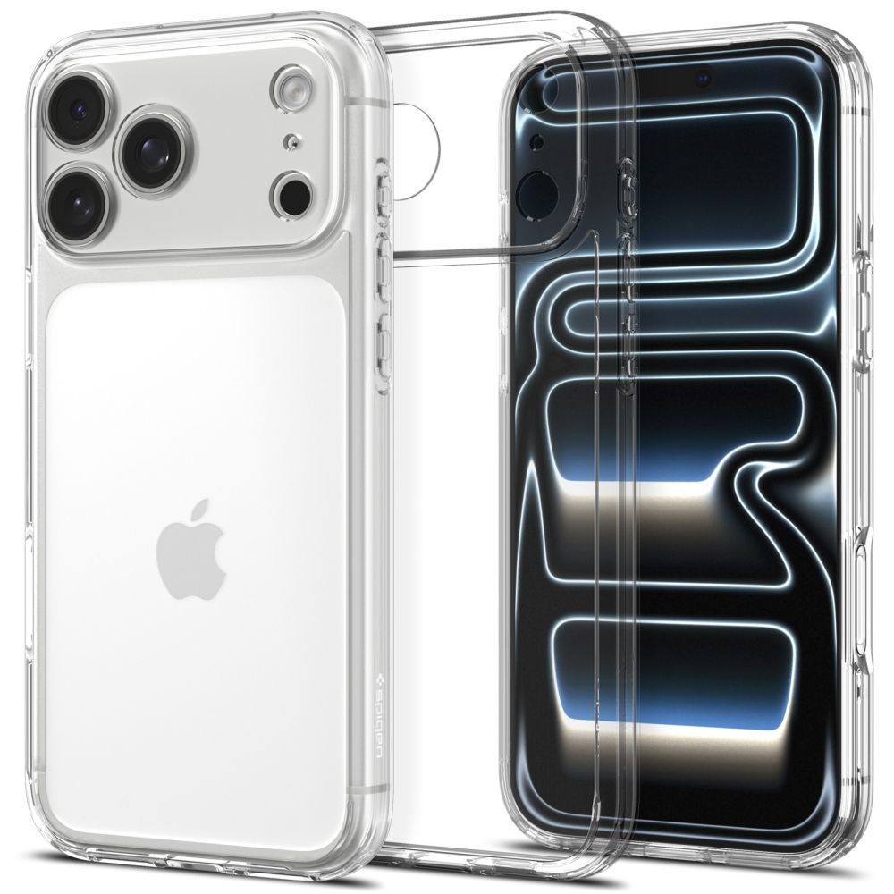 Spigen Ultra Hybrid suojakuori malleille iPhone 18 Pro Max / 17 Pro Max, läpinäkyvä