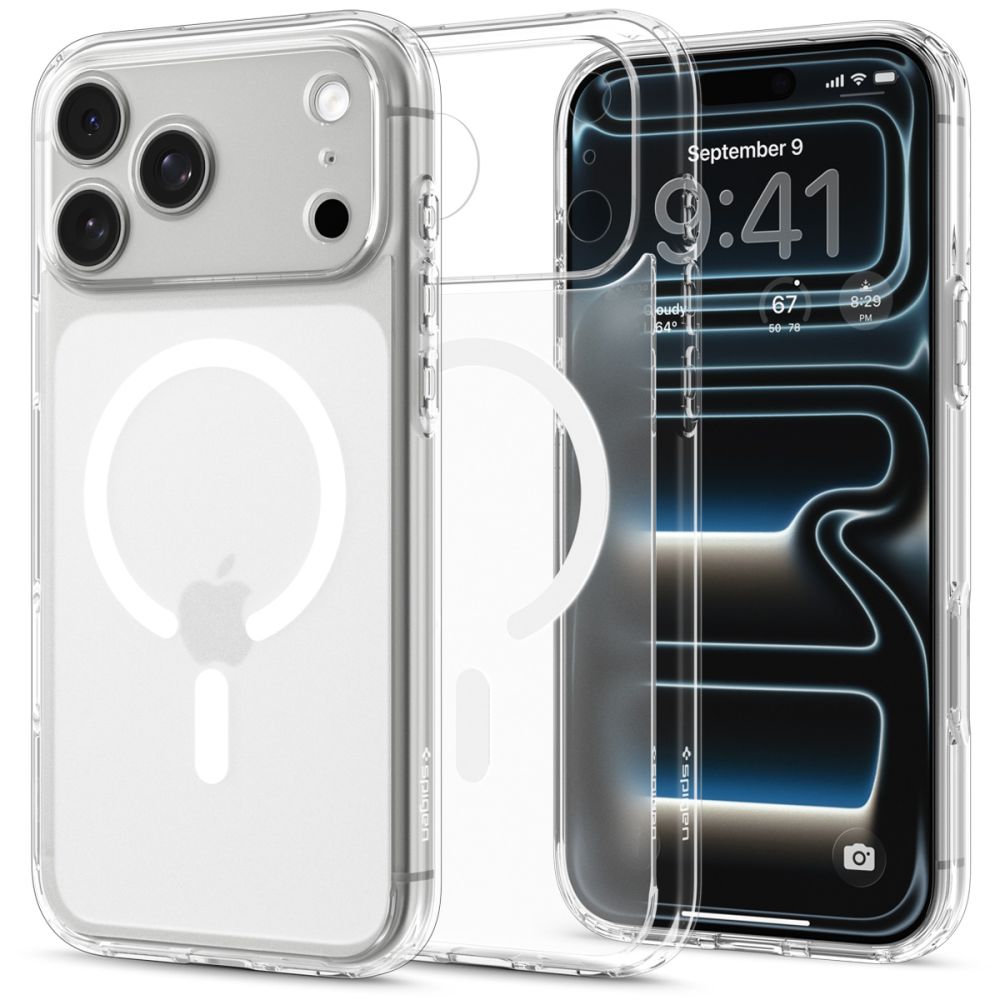 Spigen Ultra Hybrid MagSafe -suojakuori iPhone 18 Pro Max / 17 Pro Max -malleille, mattavalkoinen