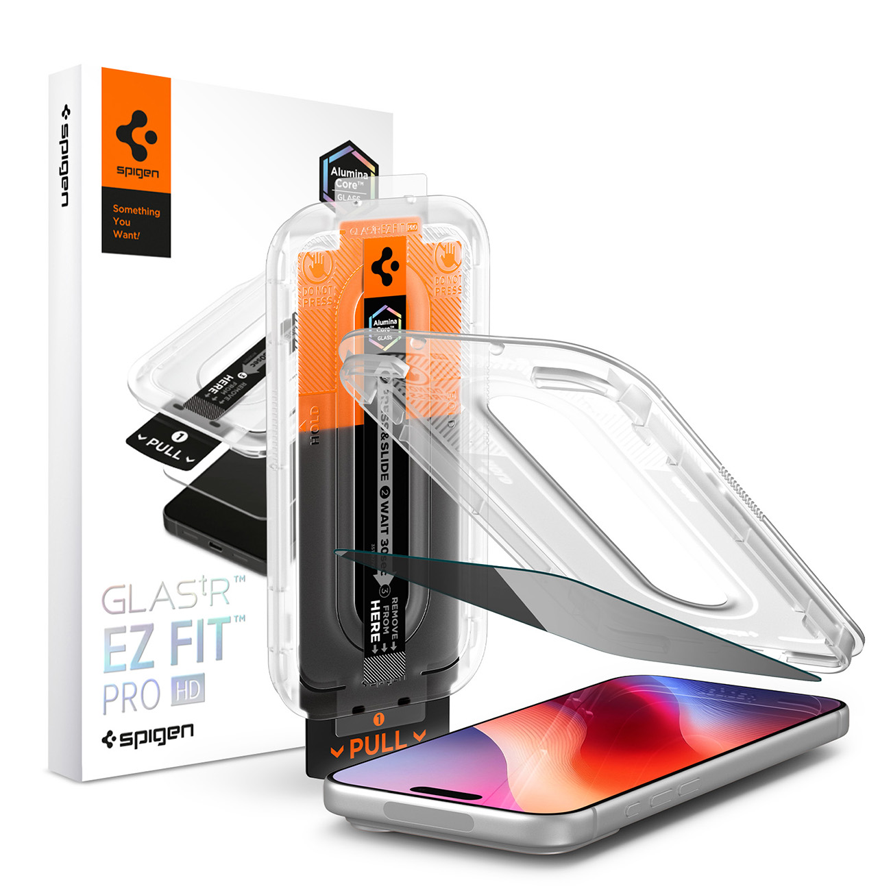 Spigen Glas.tR EZ Fit Pro HD AC yksityisyyttä suojaava karkaistu suojalasi mallille iPhone 18 Pro