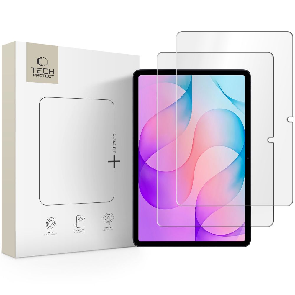 Tech-Protect Glass Fit+ 2 kpl karkaistuja laseja mallille Samsung Galaxy Tab S12+ 12.4"