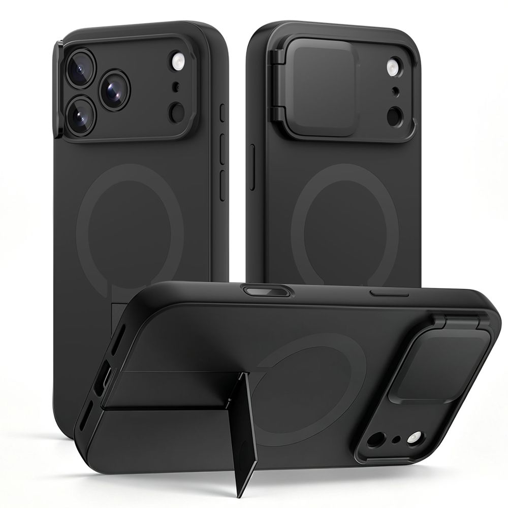 Tech-Protect Kevlar Aura MagSafe suojakuori malleille iPhone 18 Pro Max / 17 Pro Max, musta