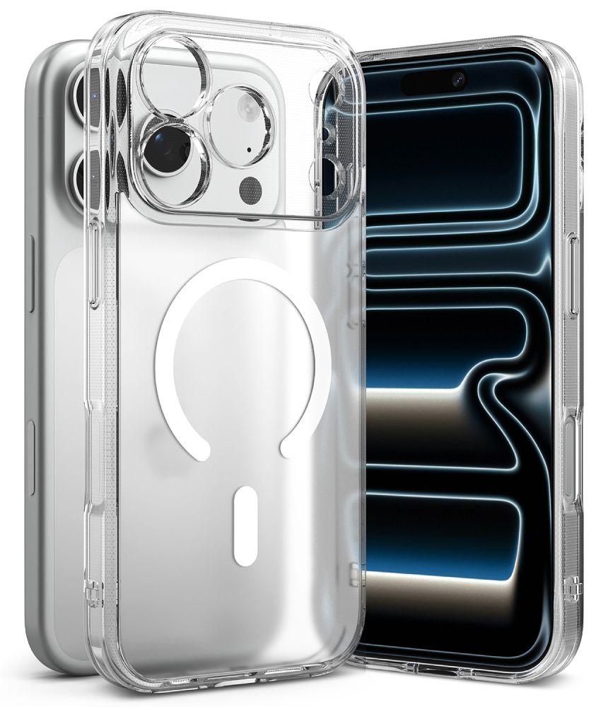 Ringke Fusion Magnetic MagSafe suojakuori malleille iPhone 18 Pro Max / 17 Pro Max, läpinäkyvä matta