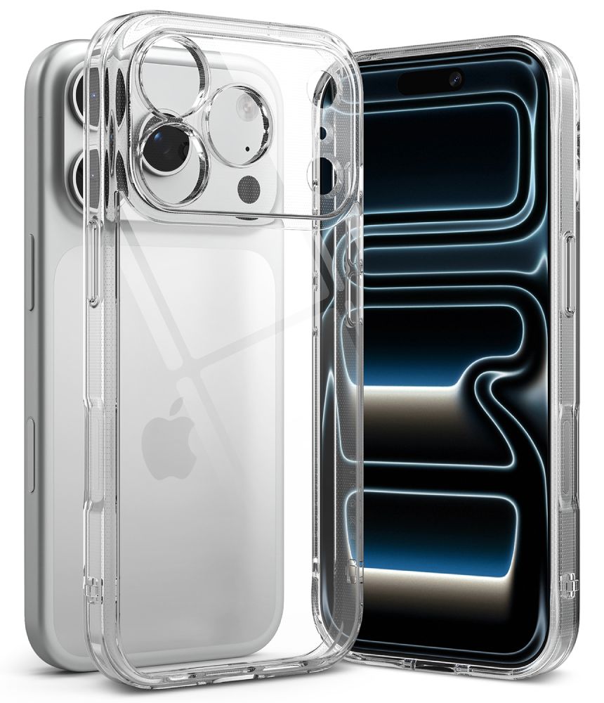 Ringke Fusion suojakuori malleille iPhone 18 Pro / 17 Pro, läpinäkyvä