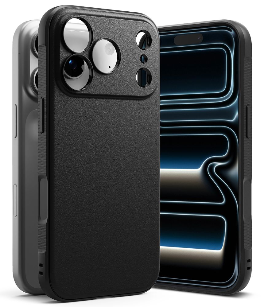 Ringke Onyx suojakuori malleille iPhone 18 Pro / 17 Pro, musta