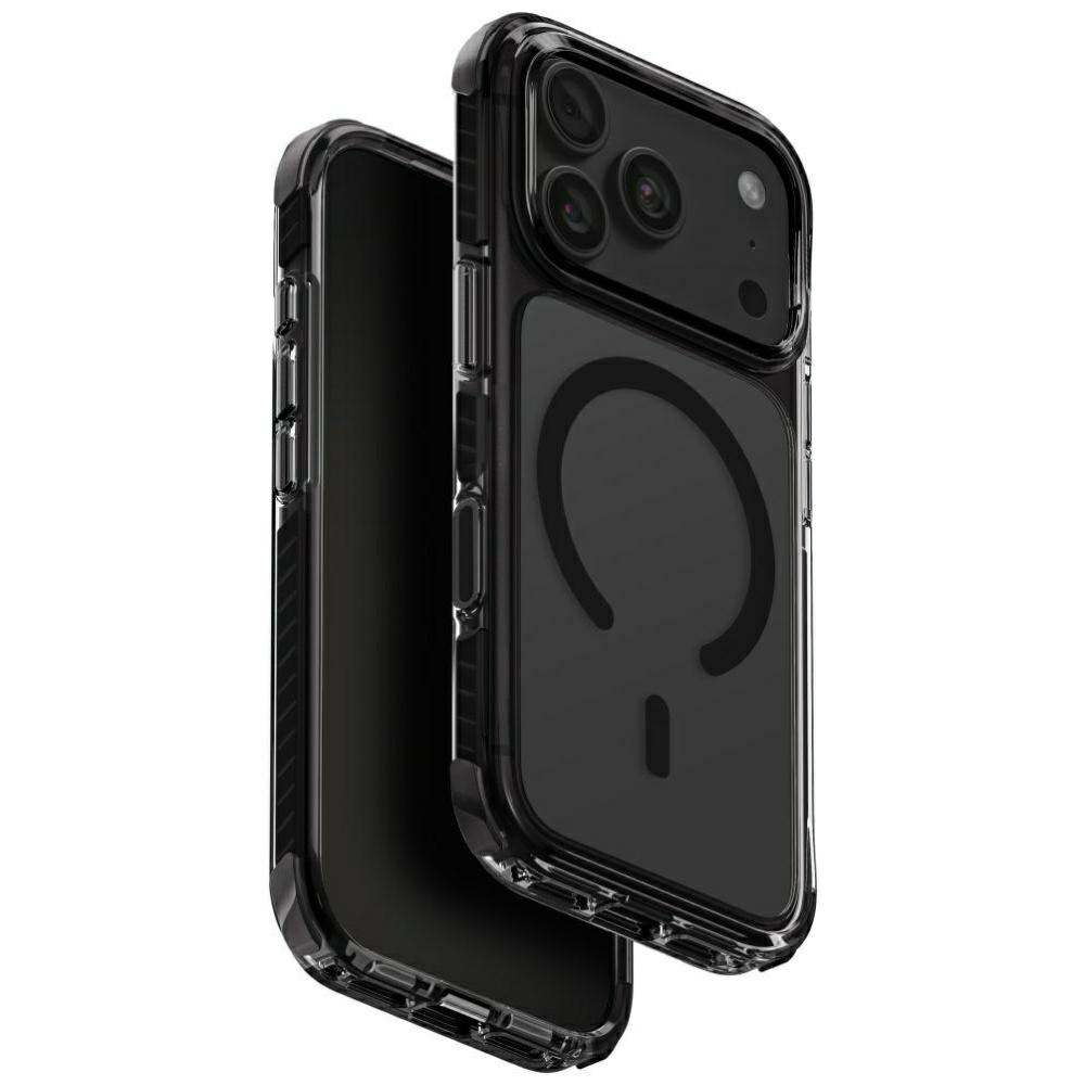 Uniq Combat Magclick Charging -suojakuori iPhone 18 Pro / 17 Pro – musta