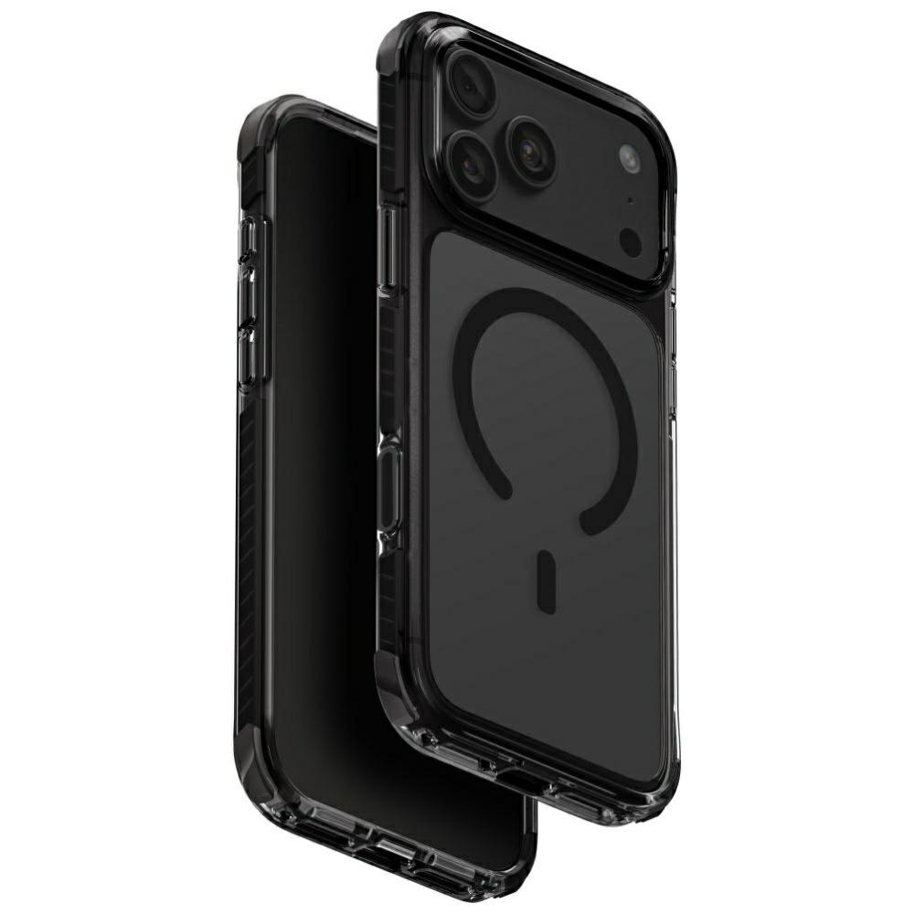 Uniq Combat Magclick Charging -suojakuori iPhone 18 Pro Max / 17 Pro Max – musta