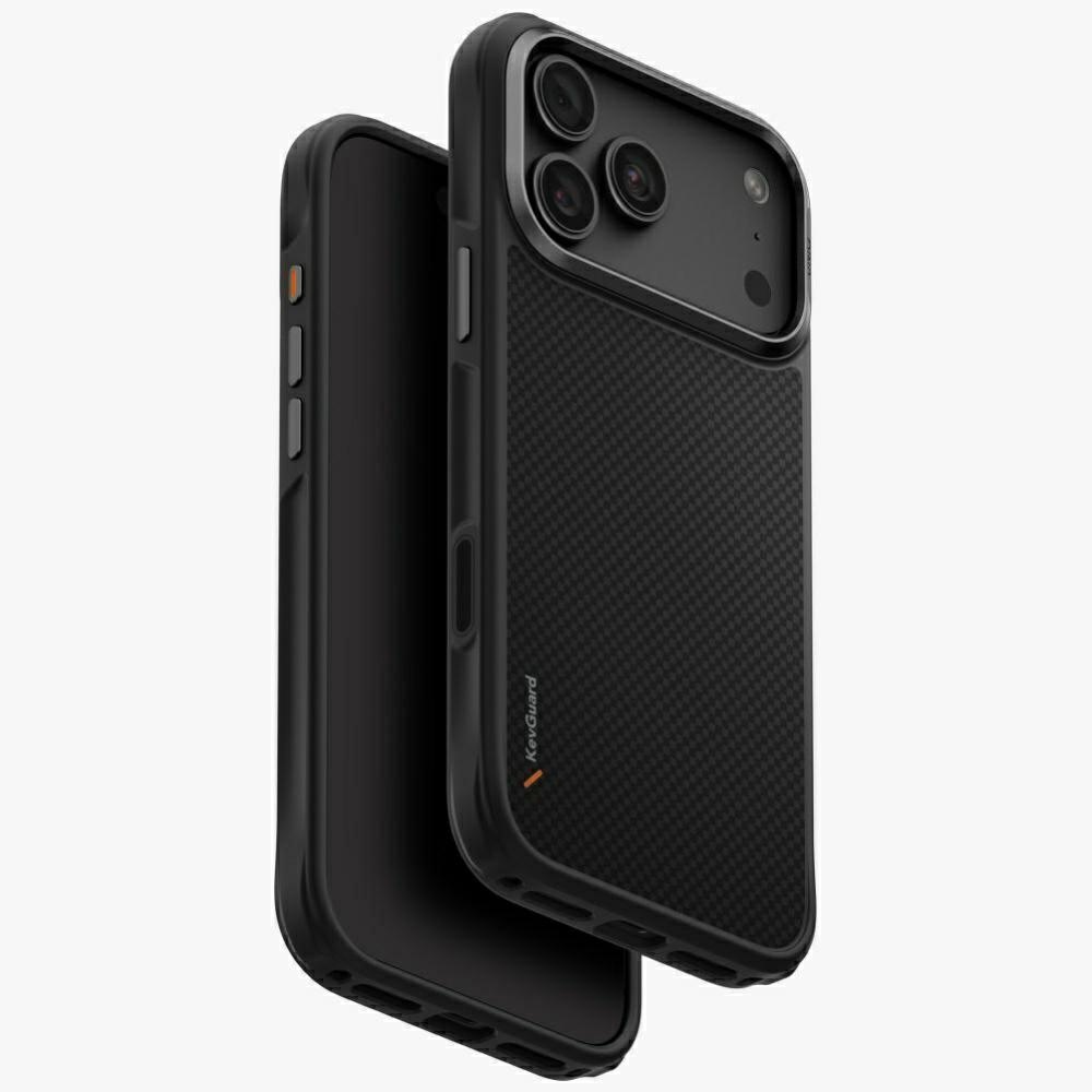 Uniq Keva Magclick Charging -suojakuori iPhone 18 Pro Max / 17 Pro Max – musta