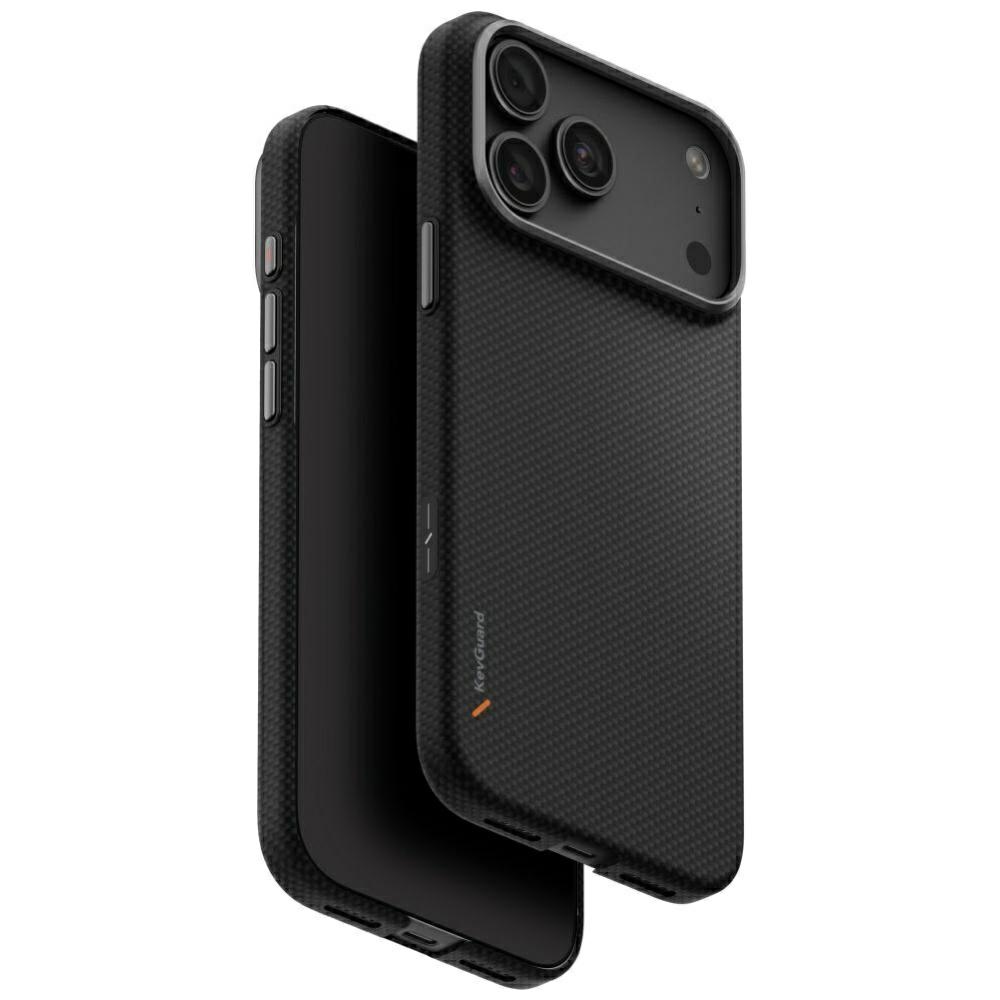 Uniq Keva EDGE Magclick Charging -suojakuori iPhone 18 Pro Max / 17 Pro Max – musta