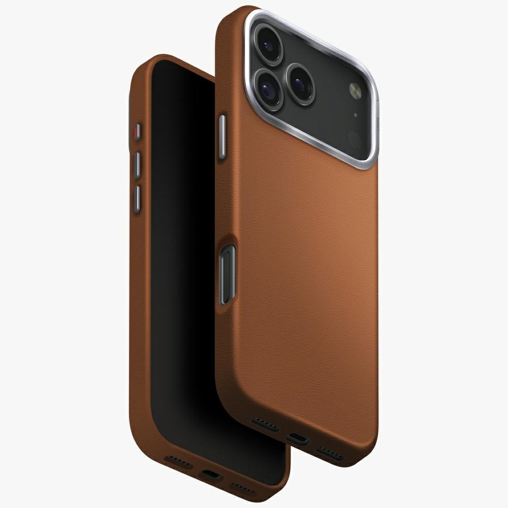 Uniq Lyden Magclick Charging -suojakuori iPhone 17 Pro Max – ruskea