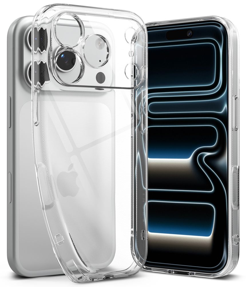 Ringke Air -suojakuori iPhone 18 Pro / 17 Pro -malleille, läpinäkyvä